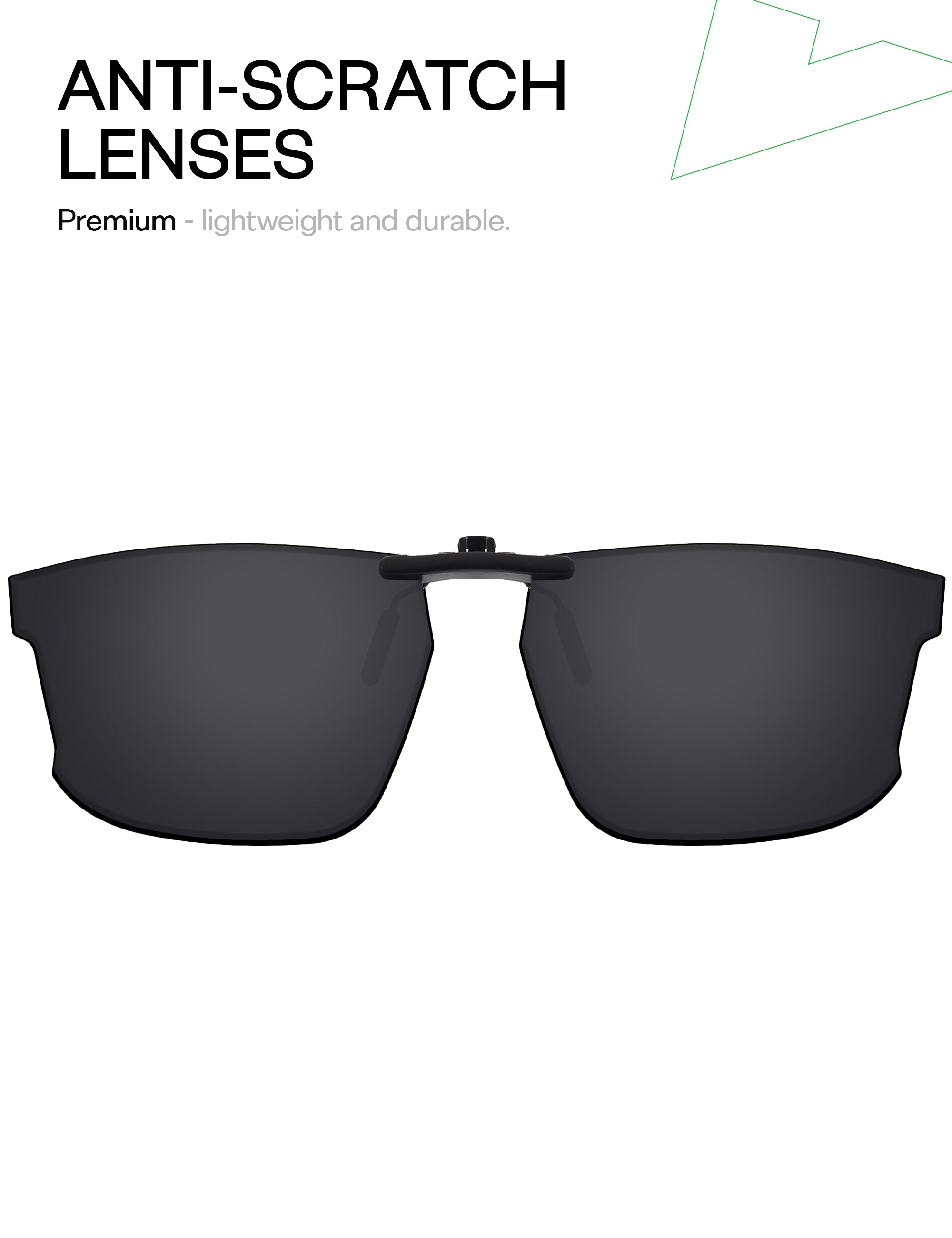 Polarized Clip-on for Oakley Hyperlink Asian Fit OX8051 54mm