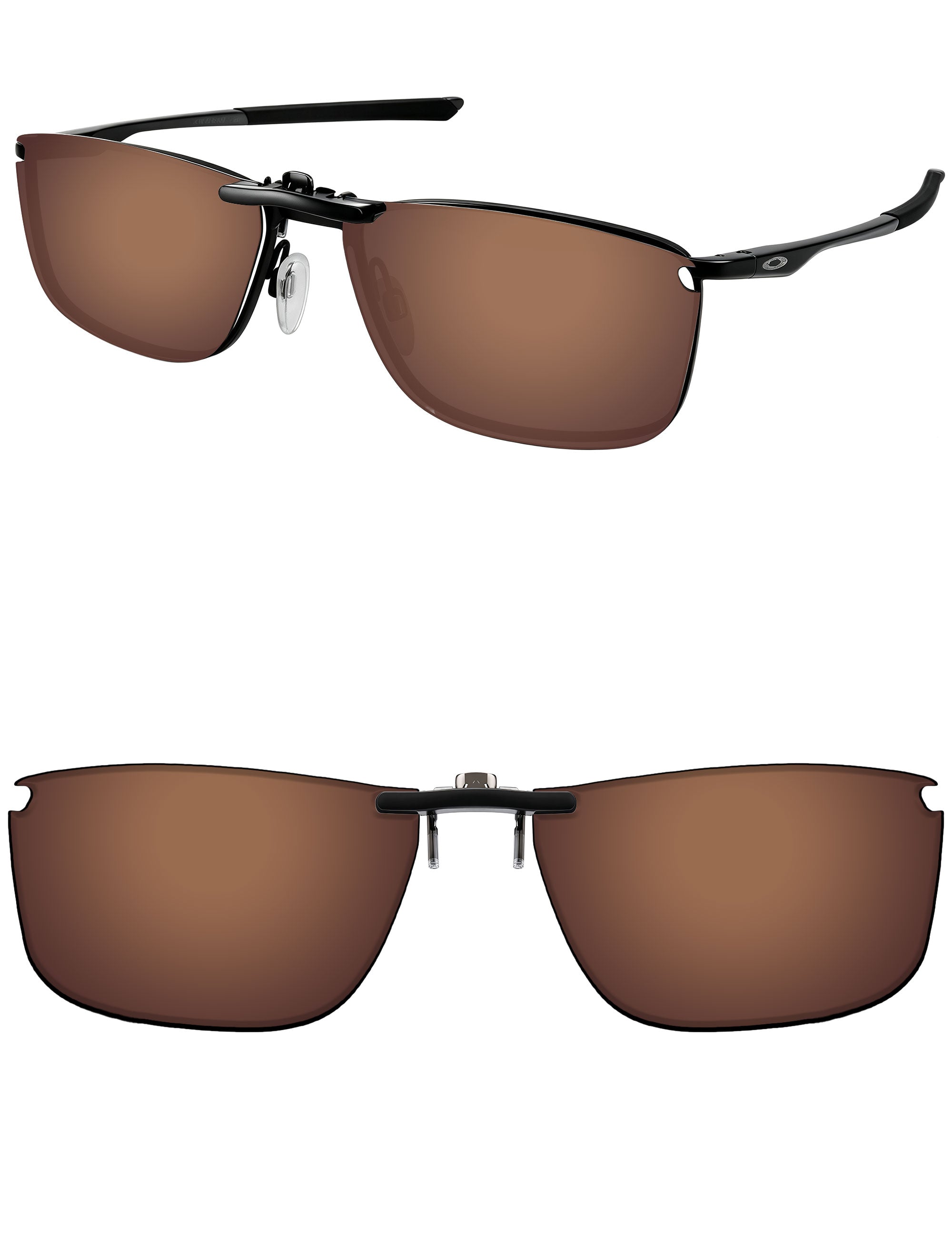 Polarized Clip-on for Oakley Socket 5.5 OX3218 54mm Sunglasses