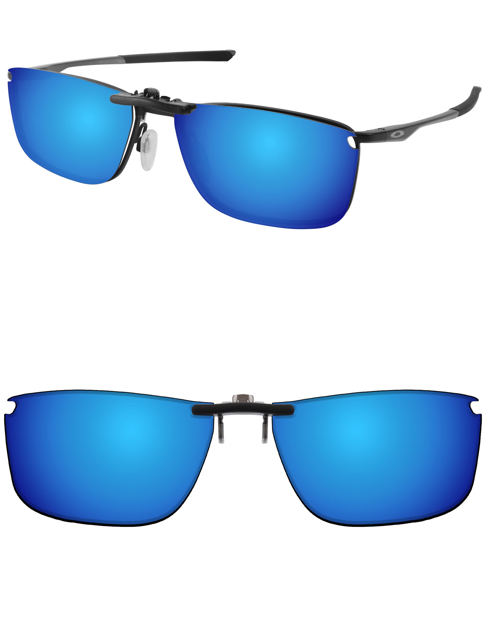 Polarized Clip-on for Oakley Socket 5.0 OX3217 57mm Sunglasses