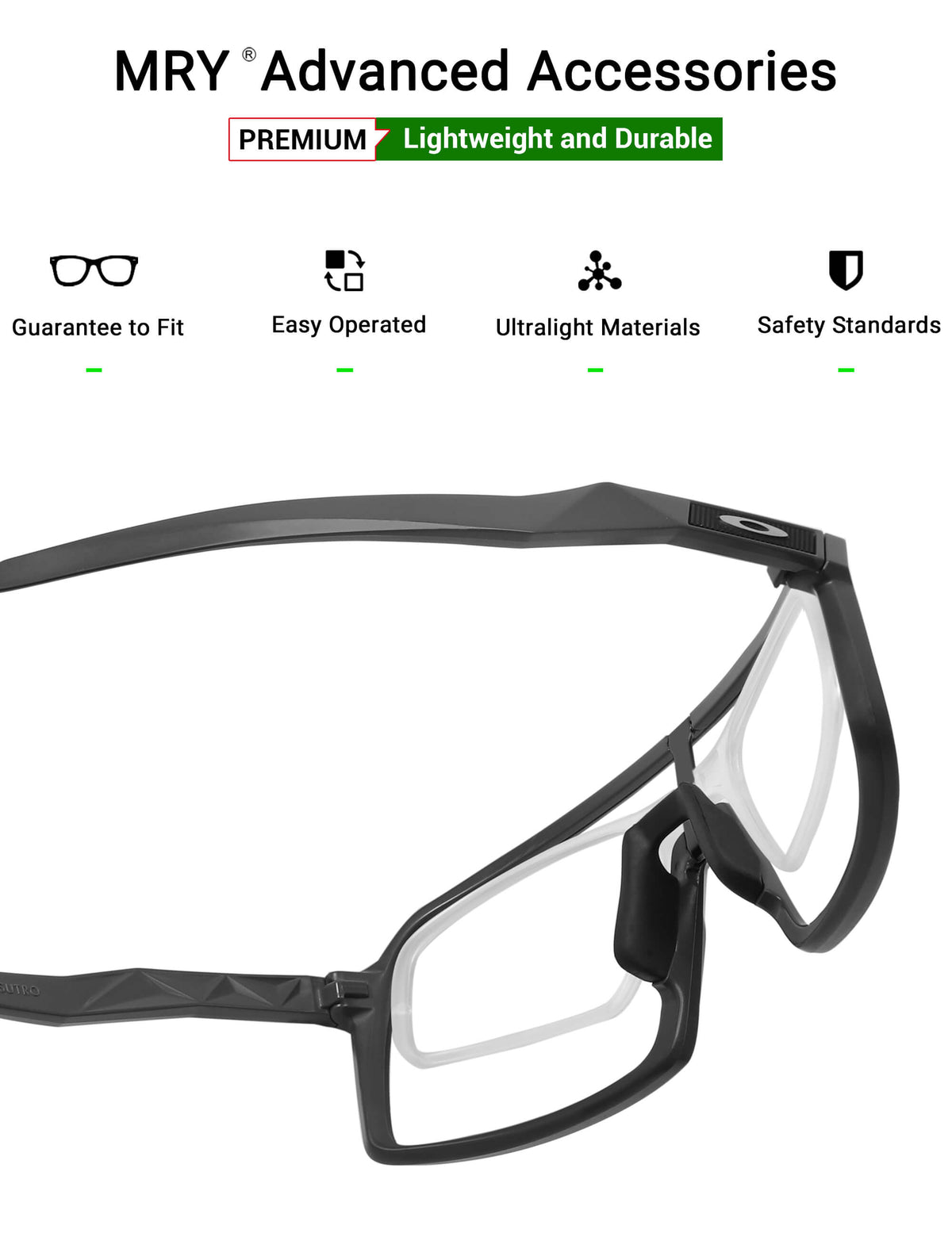 MRY Rx Insert Prescription Lense for Oakley Sutro OO9406 – MRY