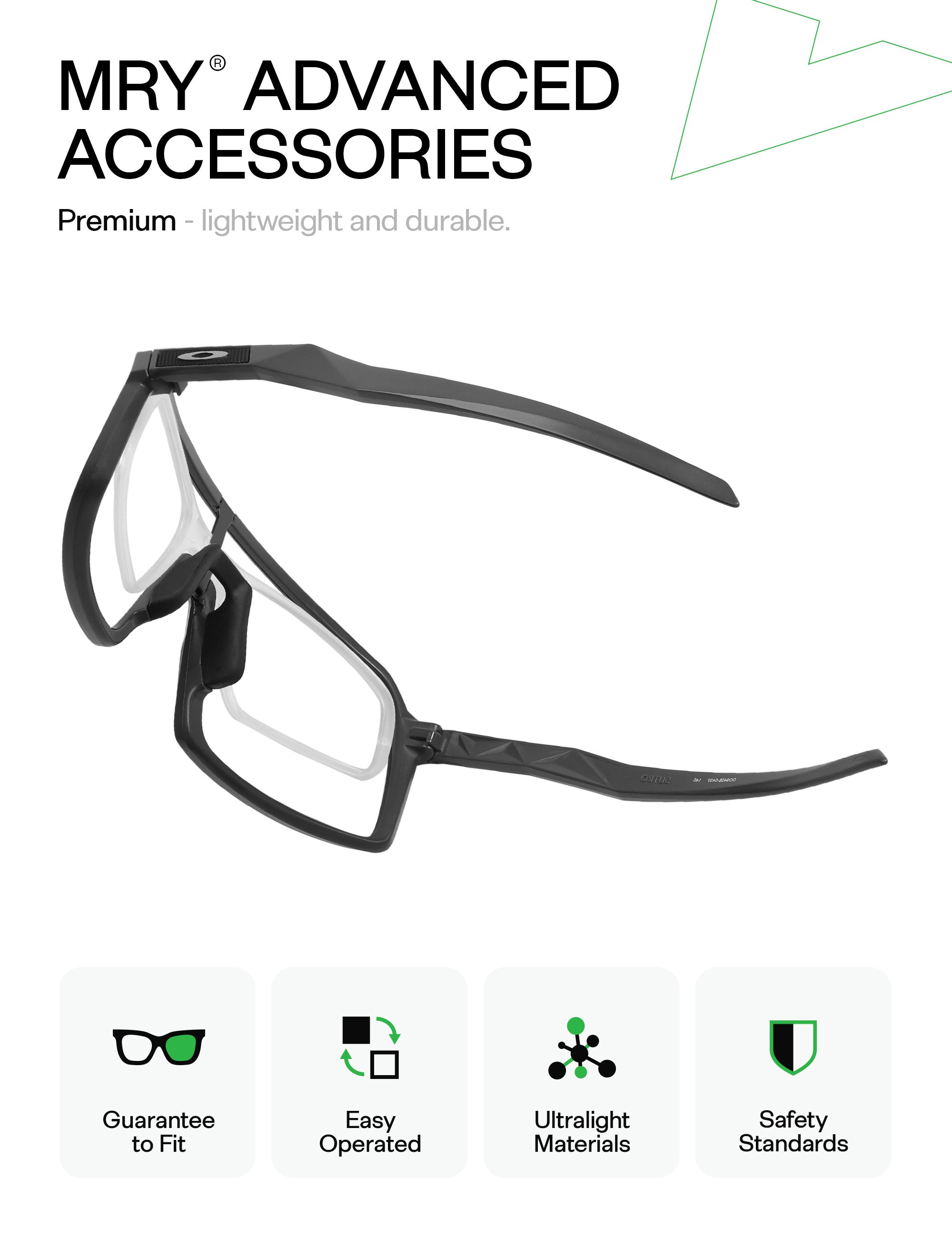 MRY Rx Insert & Prescription Lense for Oakley Sutro Lite OO9463