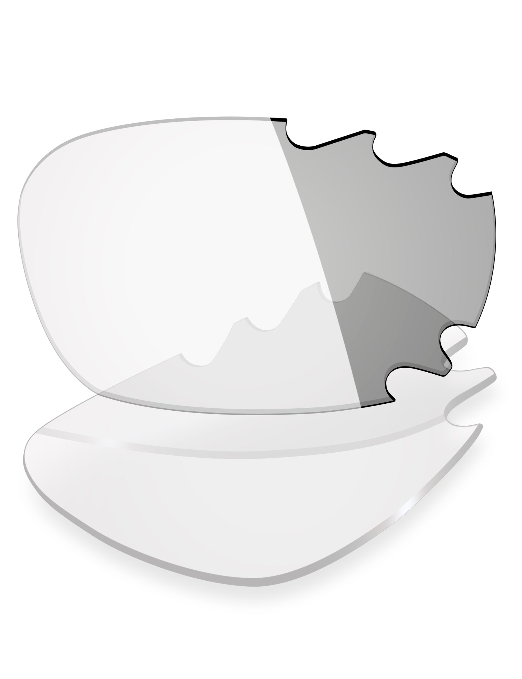 MRY Prescription Replacement Lenses for Oakley Jawbone Vented 62mm