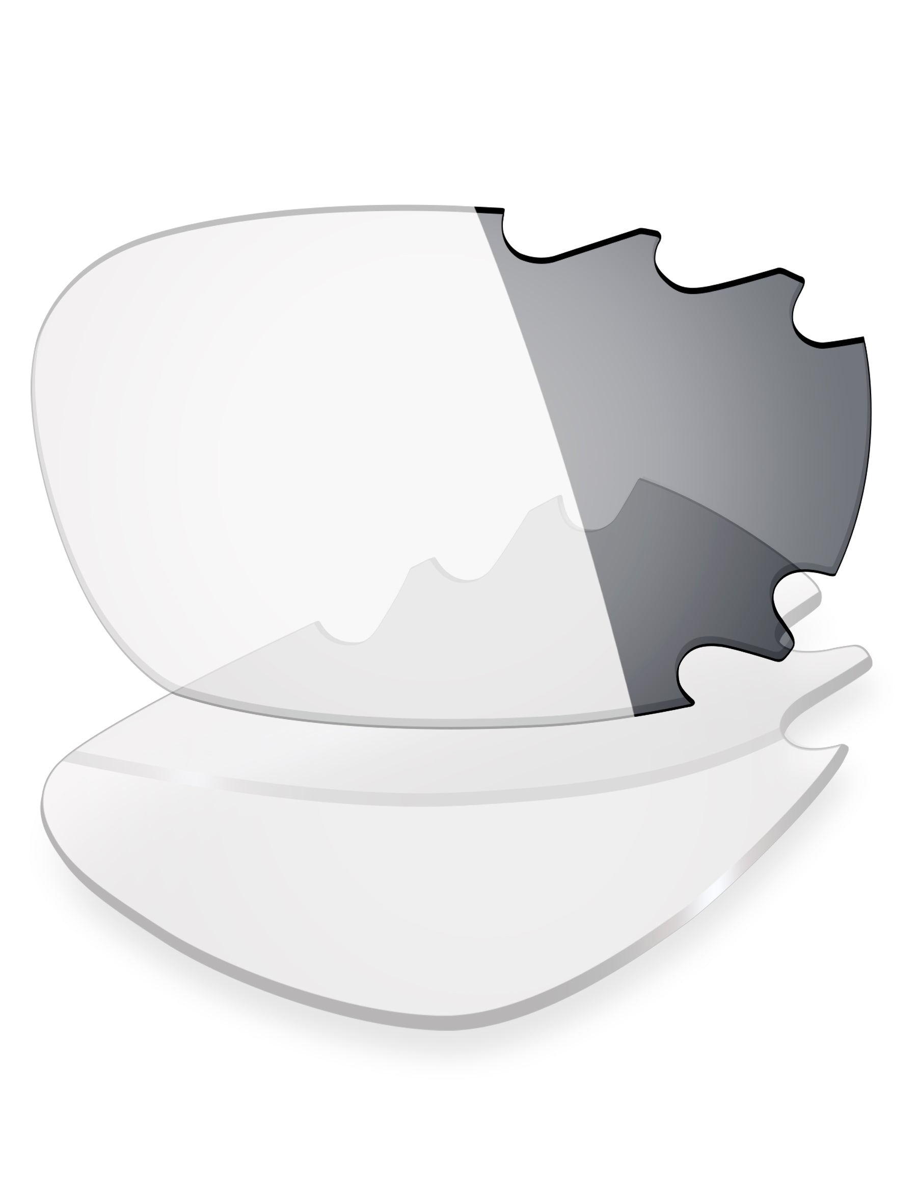 MRY Prescription Replacement Lenses for Oakley Jawbone Vented 62mm