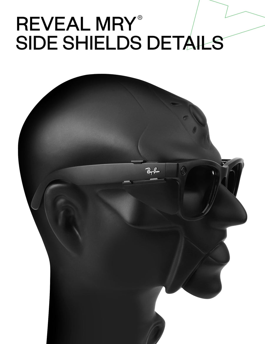 MRYOK Premium Glasses Side Shields for Ray-Ban Meta Headliner (Gen 2 ...