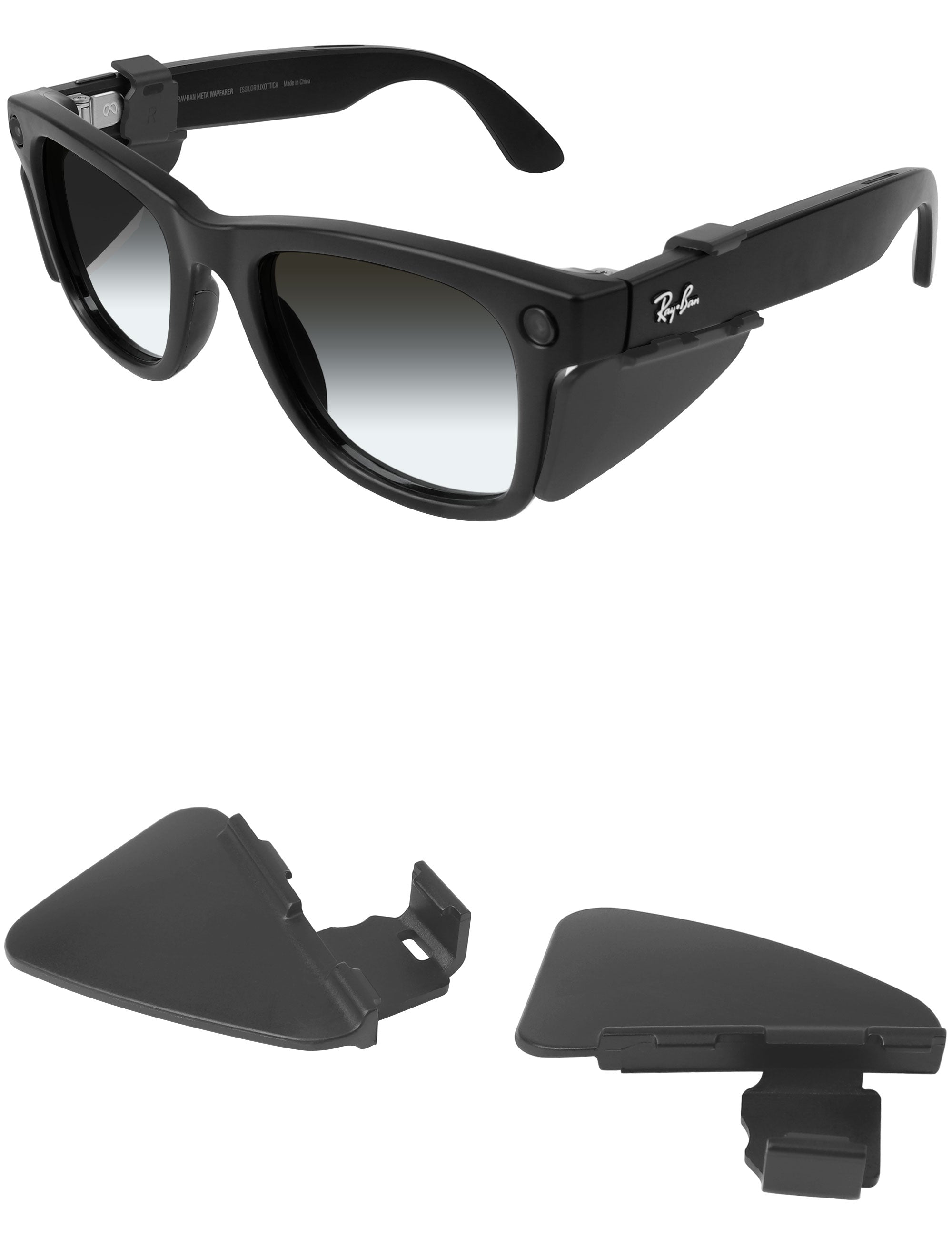 MRYOK Premium Glasses Side Shields for Ray-Ban Meta Wayfarer