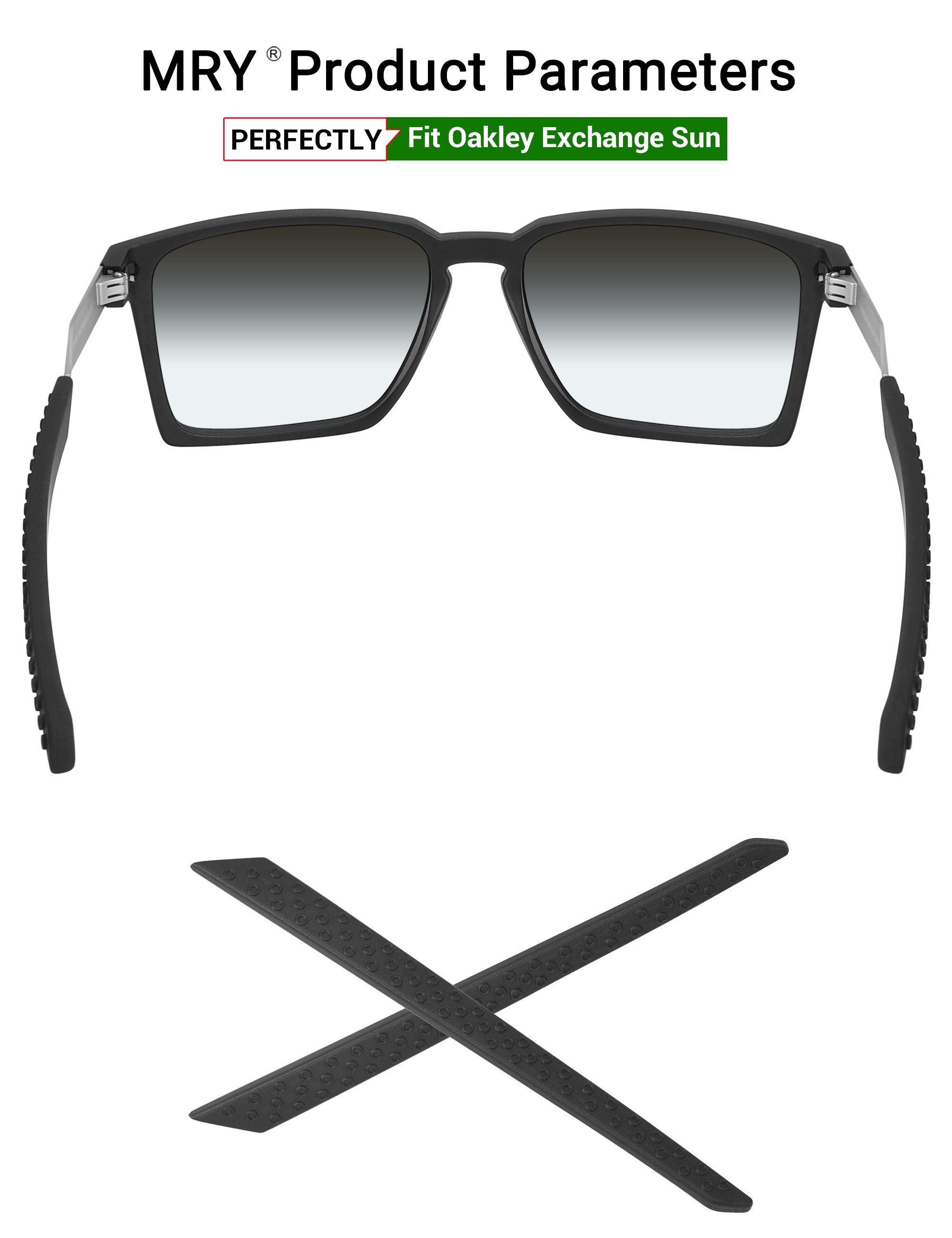 MRYOK Replacement Ear Socks for Oakley Exchange Sun OO9483 56mm