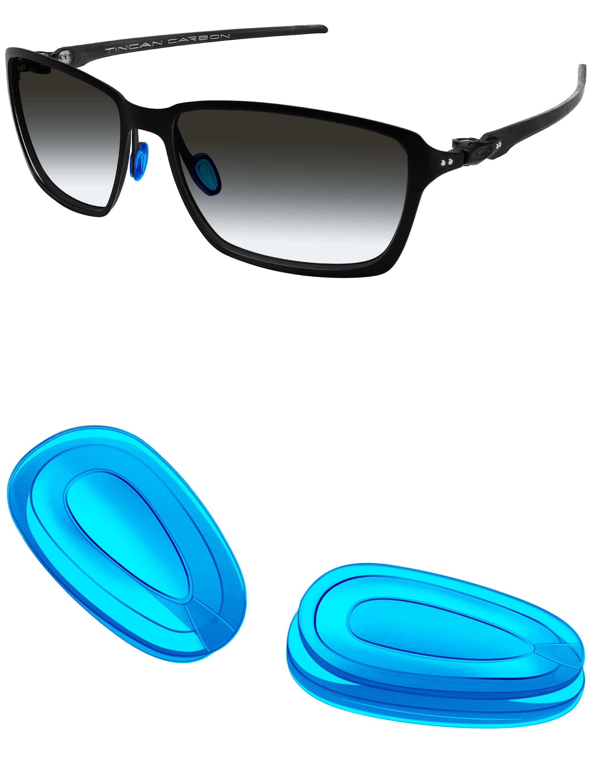 MRYOK Replacement Nose Pads for Oakley Holbrook Metal OO4123 55mm