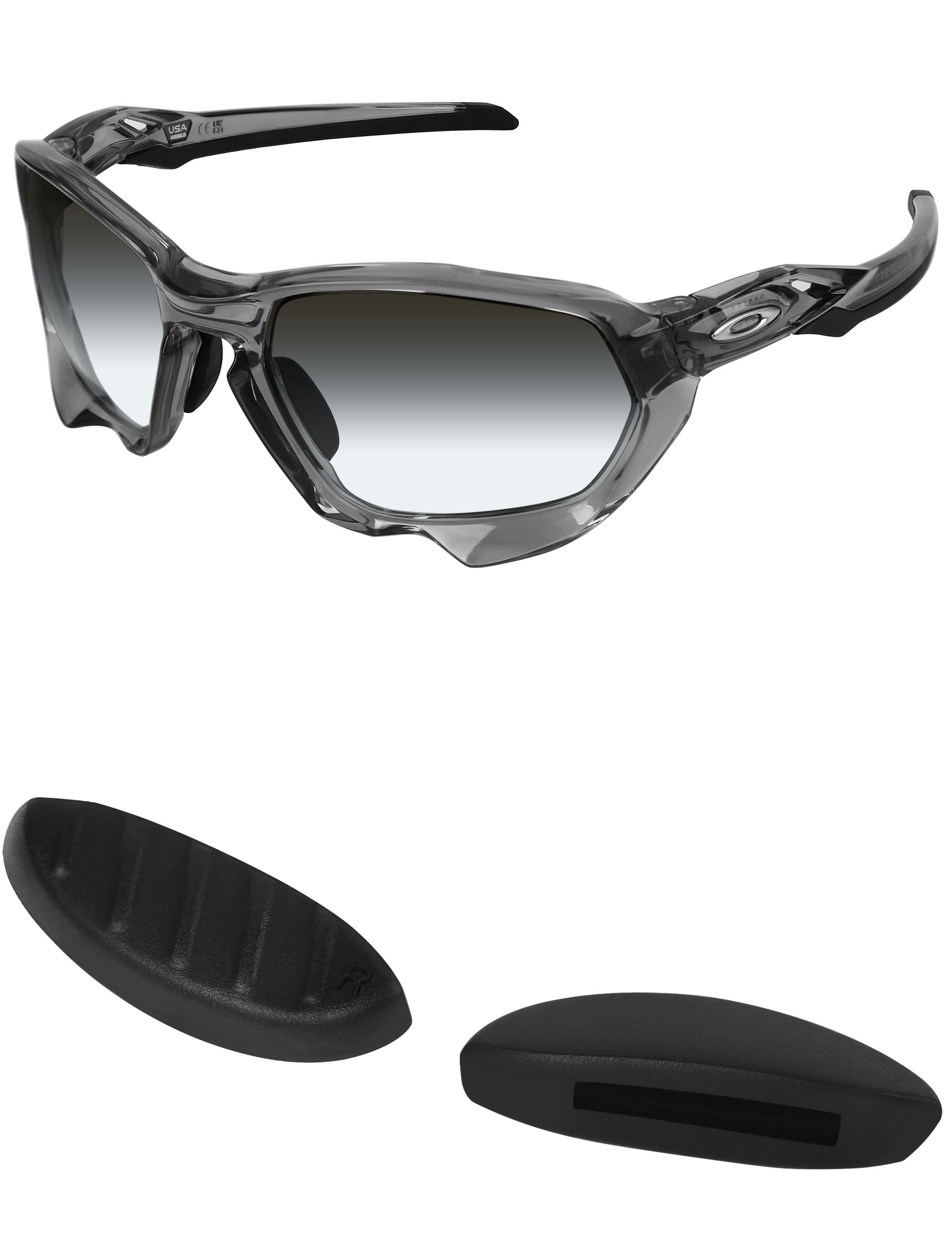 MRYOK Replacement Nose Pads for Oakley Plazma OO9019 59mm