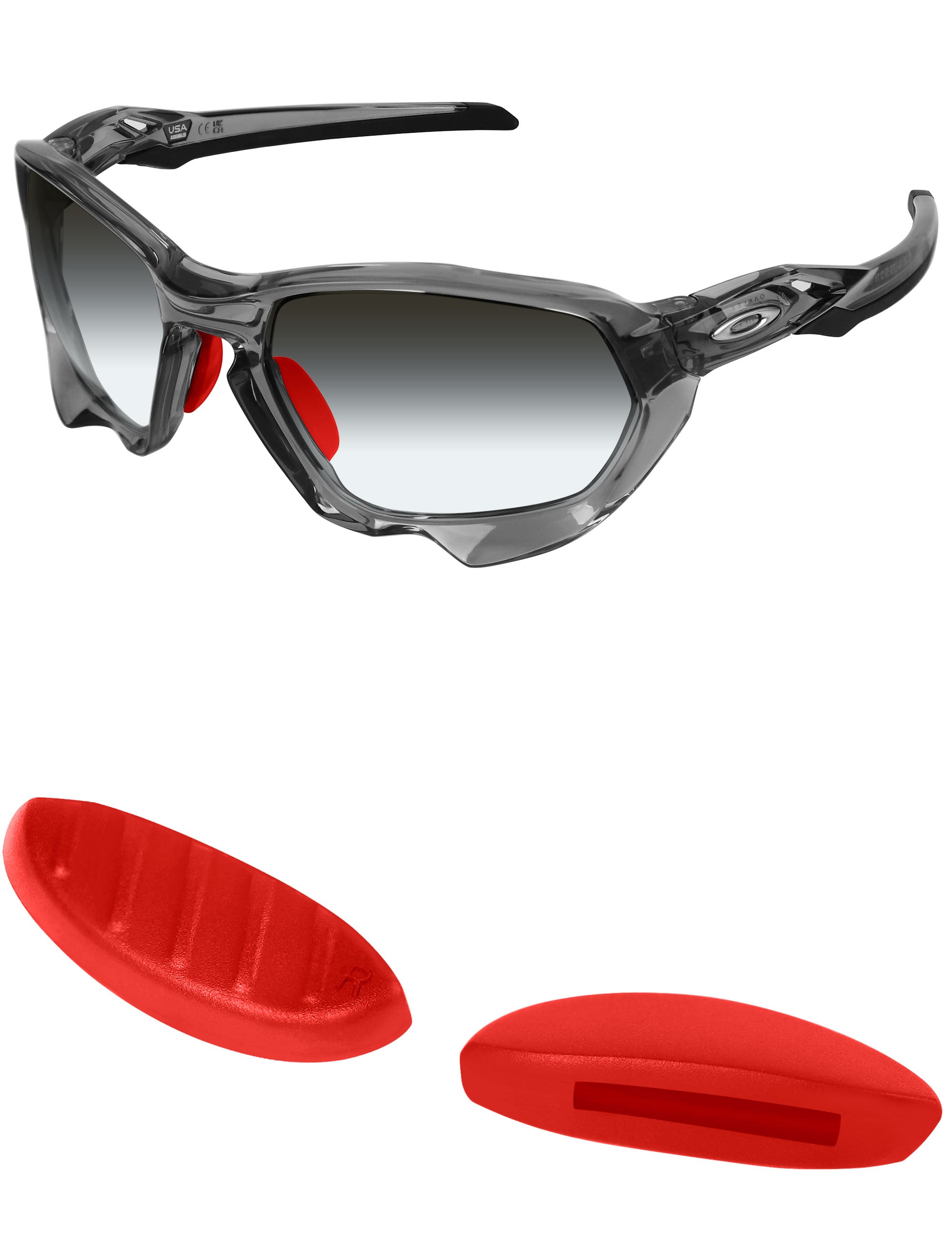 MRYOK Replacement Nose Pads for Oakley Plazma OO9019 59mm