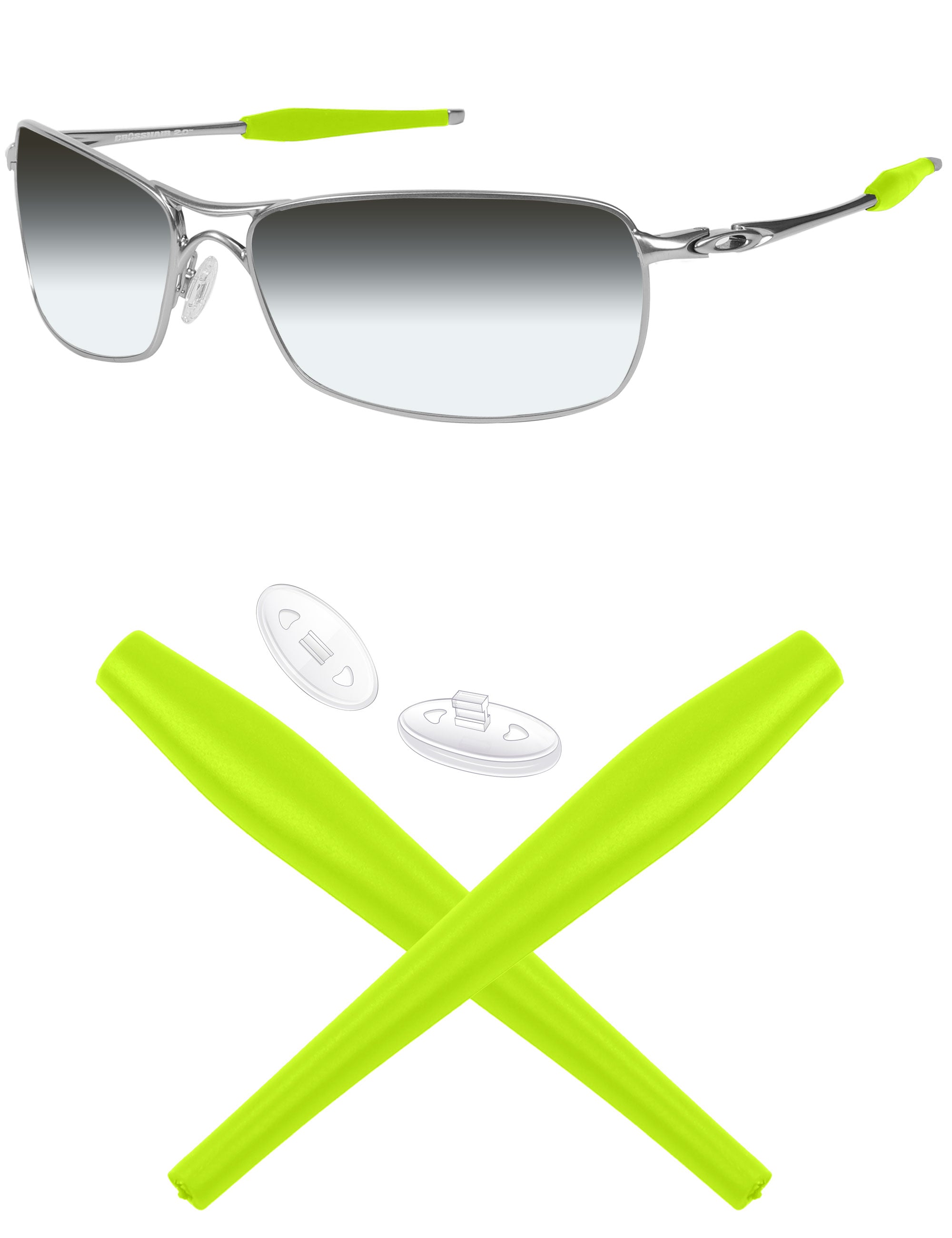MRYOK Replacement Rubber Kits for Oakley Crosshair 2.0 OO4044 64mm
