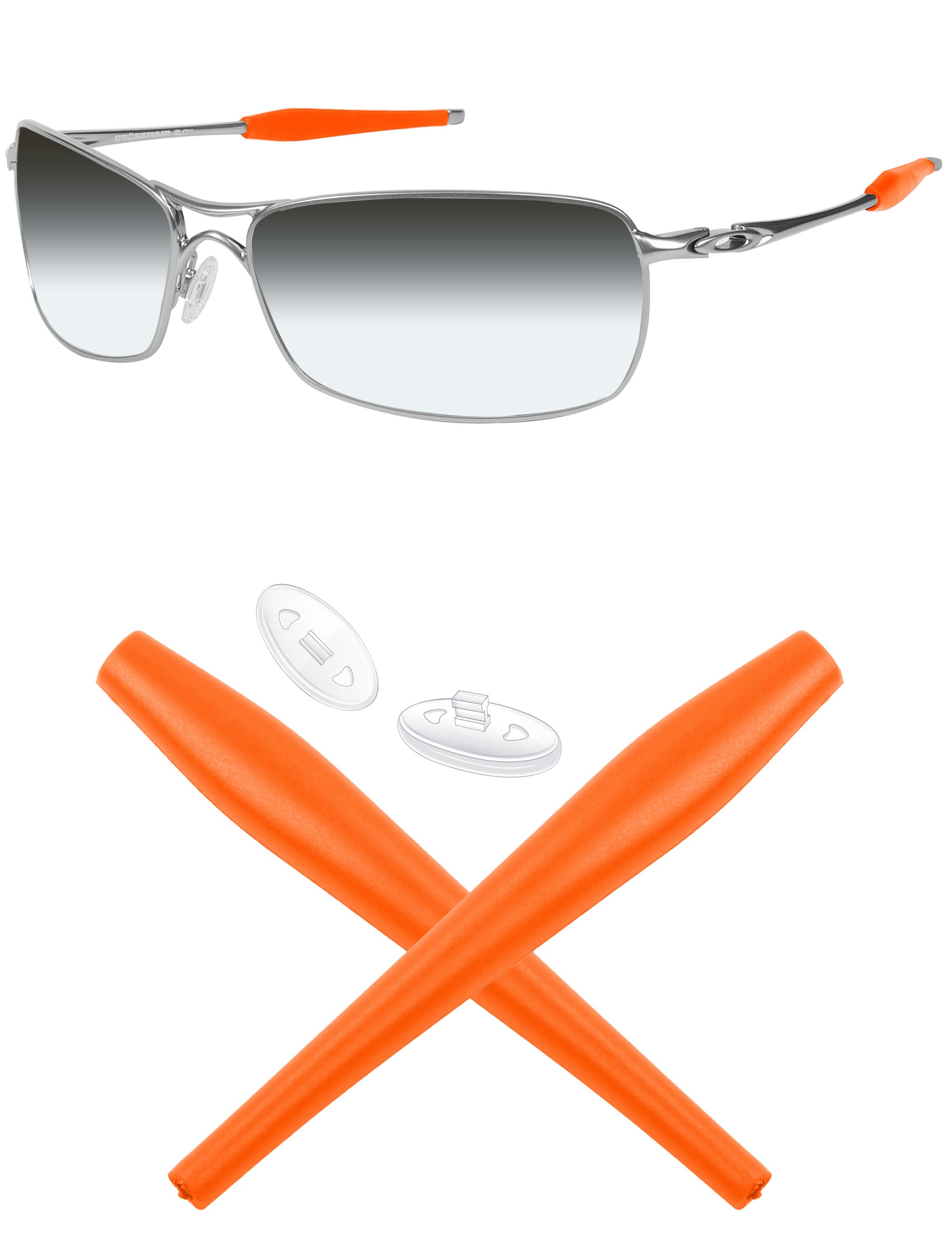 MRYOK Replacement Rubber Kits for Oakley Crosshair 2.0 OO4044 64mm