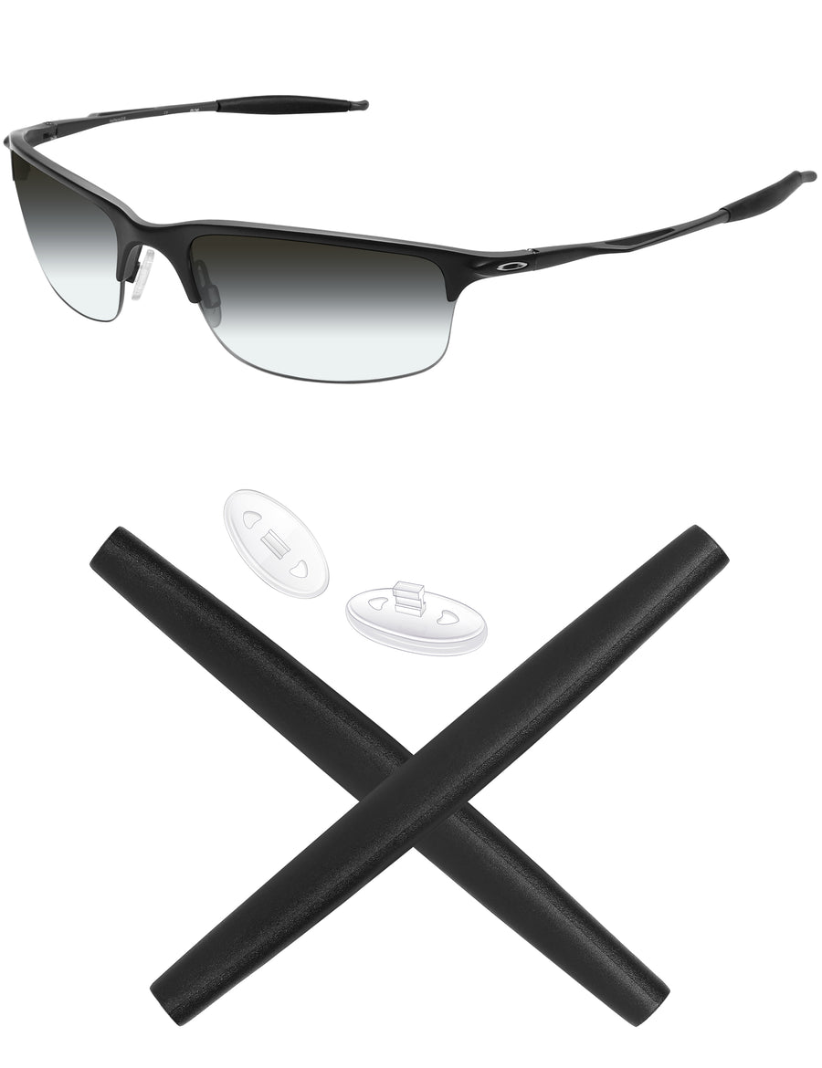 oakley goggle strap replacement Replacement Rubber Kits for Oakley Half Wire 2.0, Gray