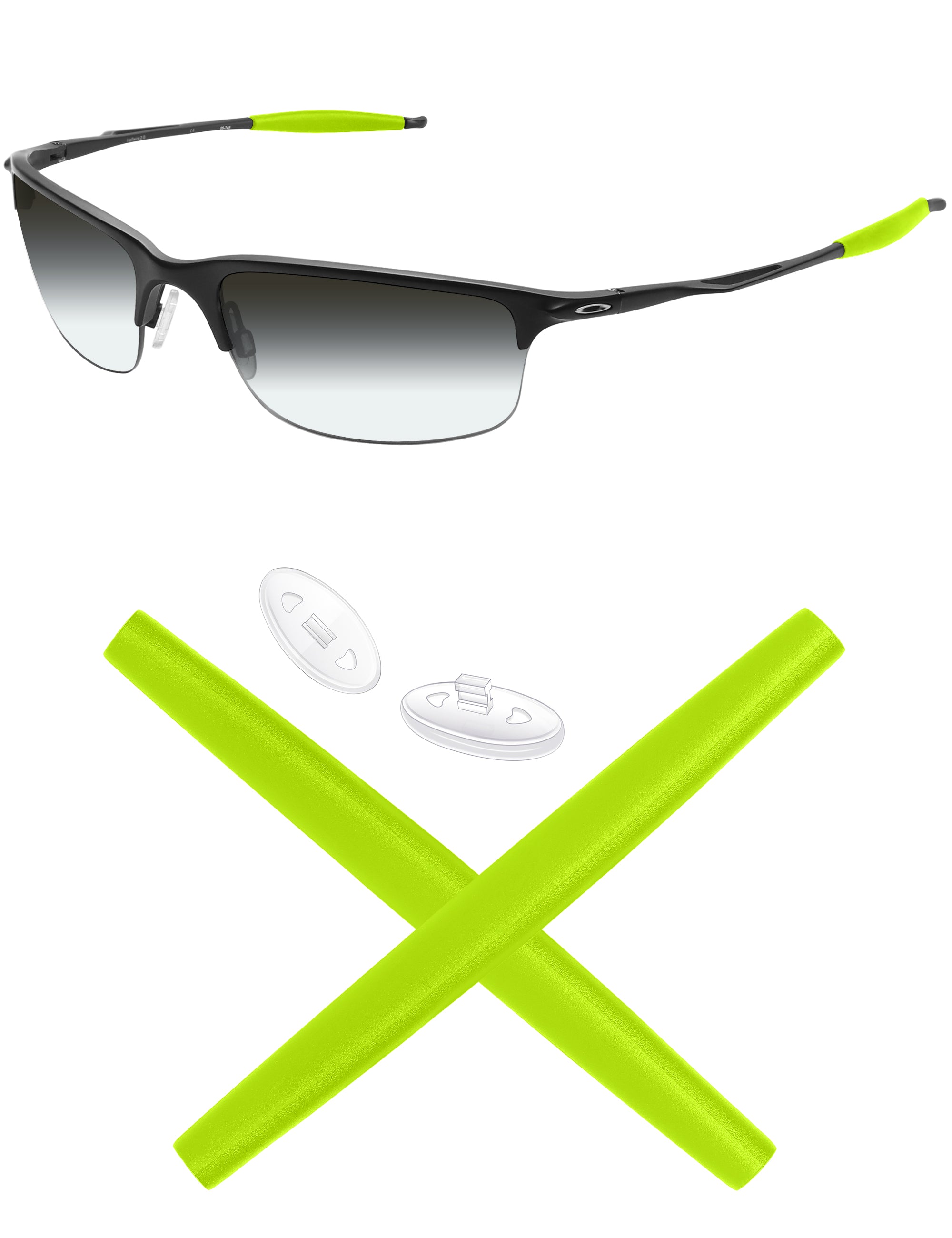 MRYOK Replacement Rubber Kits for Oakley Half Wire 2.0 Sunglasses