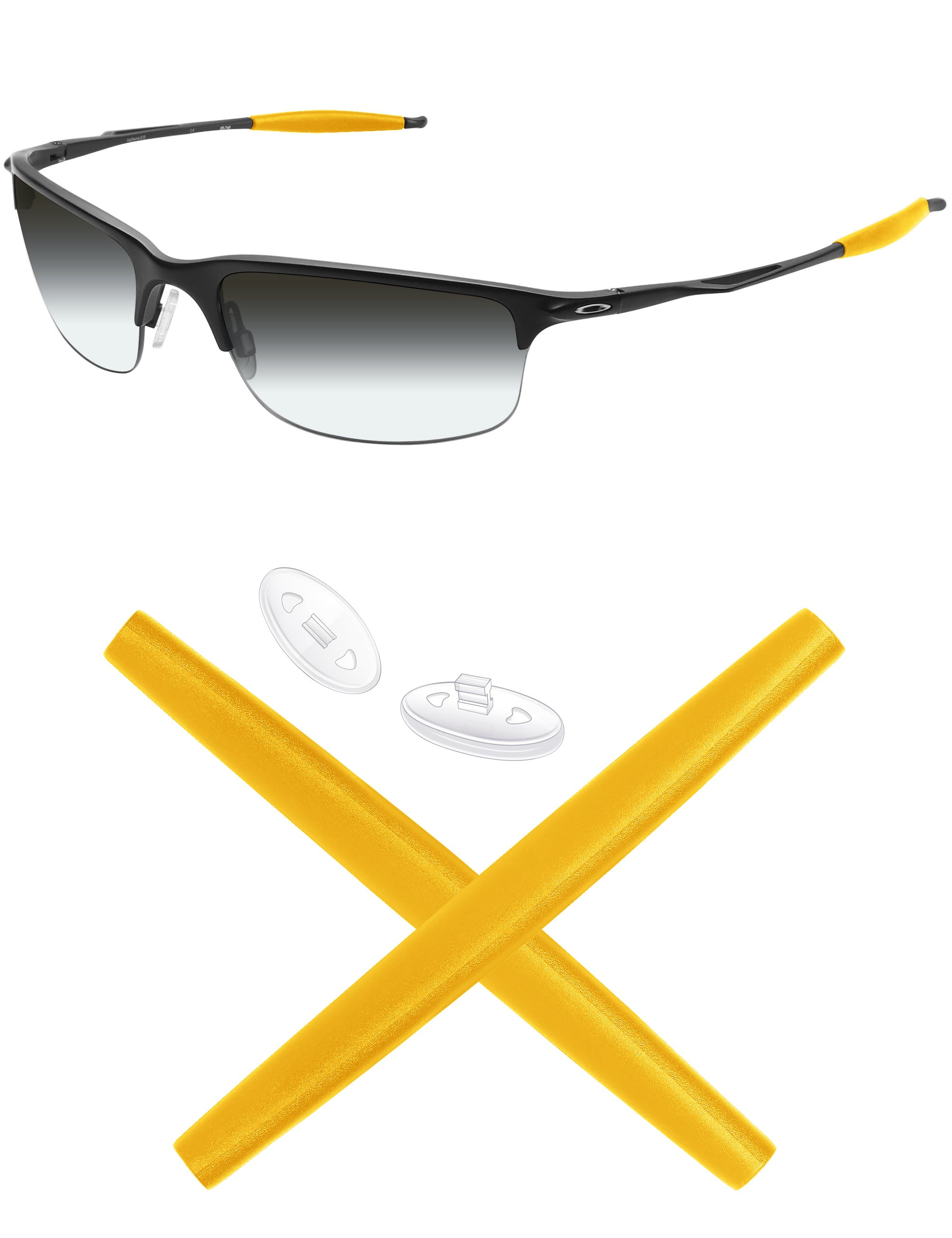 小物 Oakley half wire MRYOK Replacement Rubber Kits for Oakley Half Wire 2.0 Sunglasses