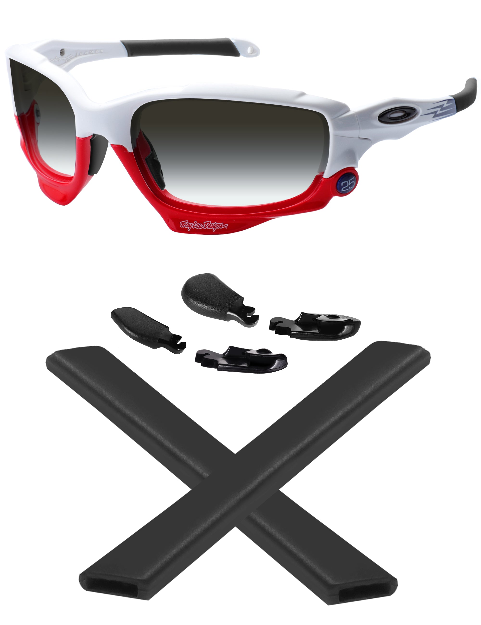 MRYOK Replacement Rubber Kits for Oakley Racing Jacket Vented 62mm