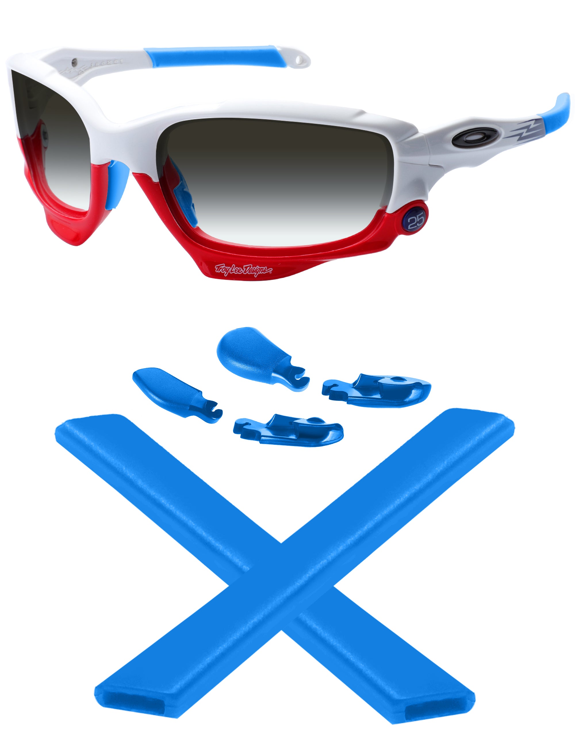 MRYOK Replacement Rubber Kits for Oakley Racing Jacket Vented 62mm