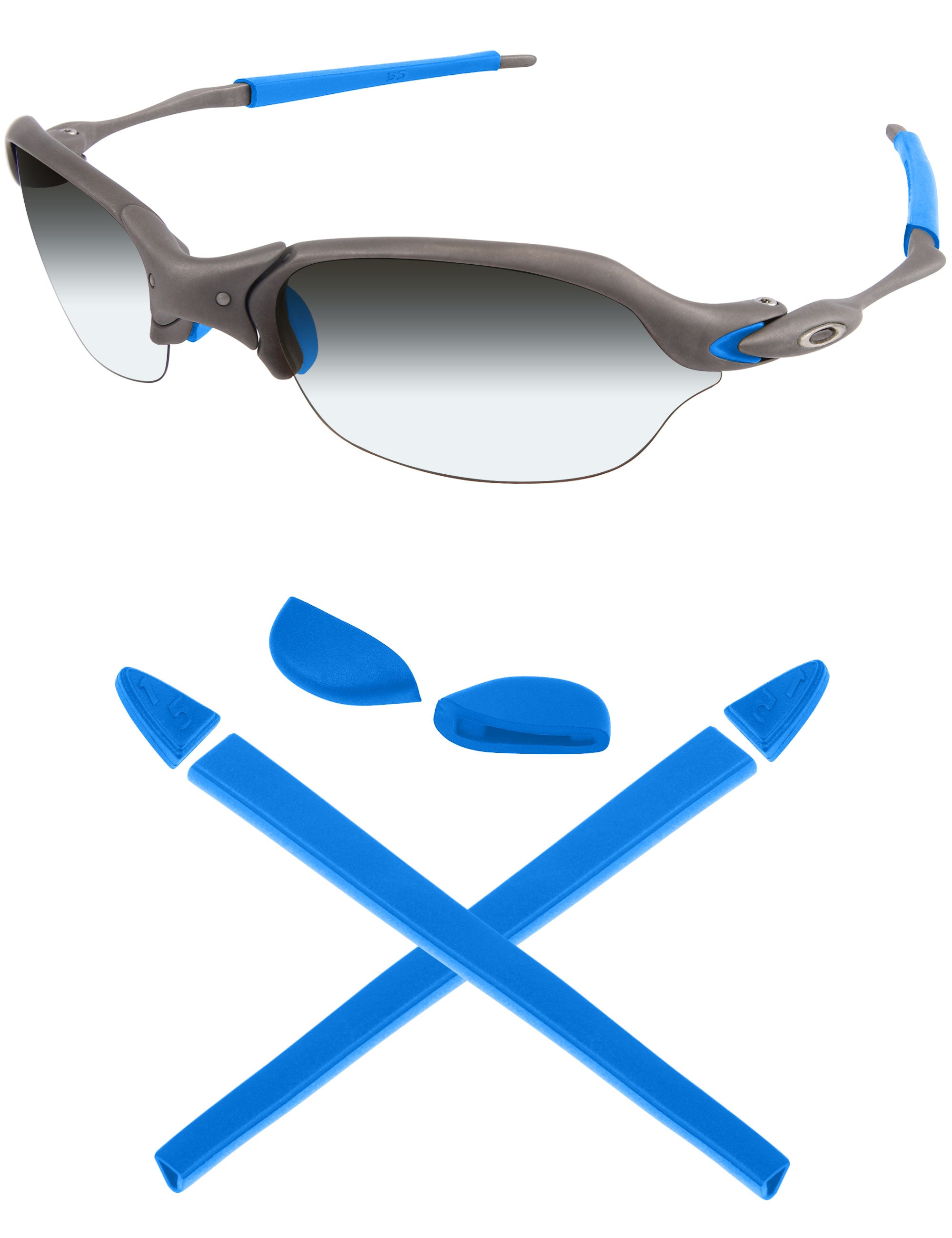 MRYOK Replacement Rubber Kits for Oakley Romeo 2 Sunglasses – MRY