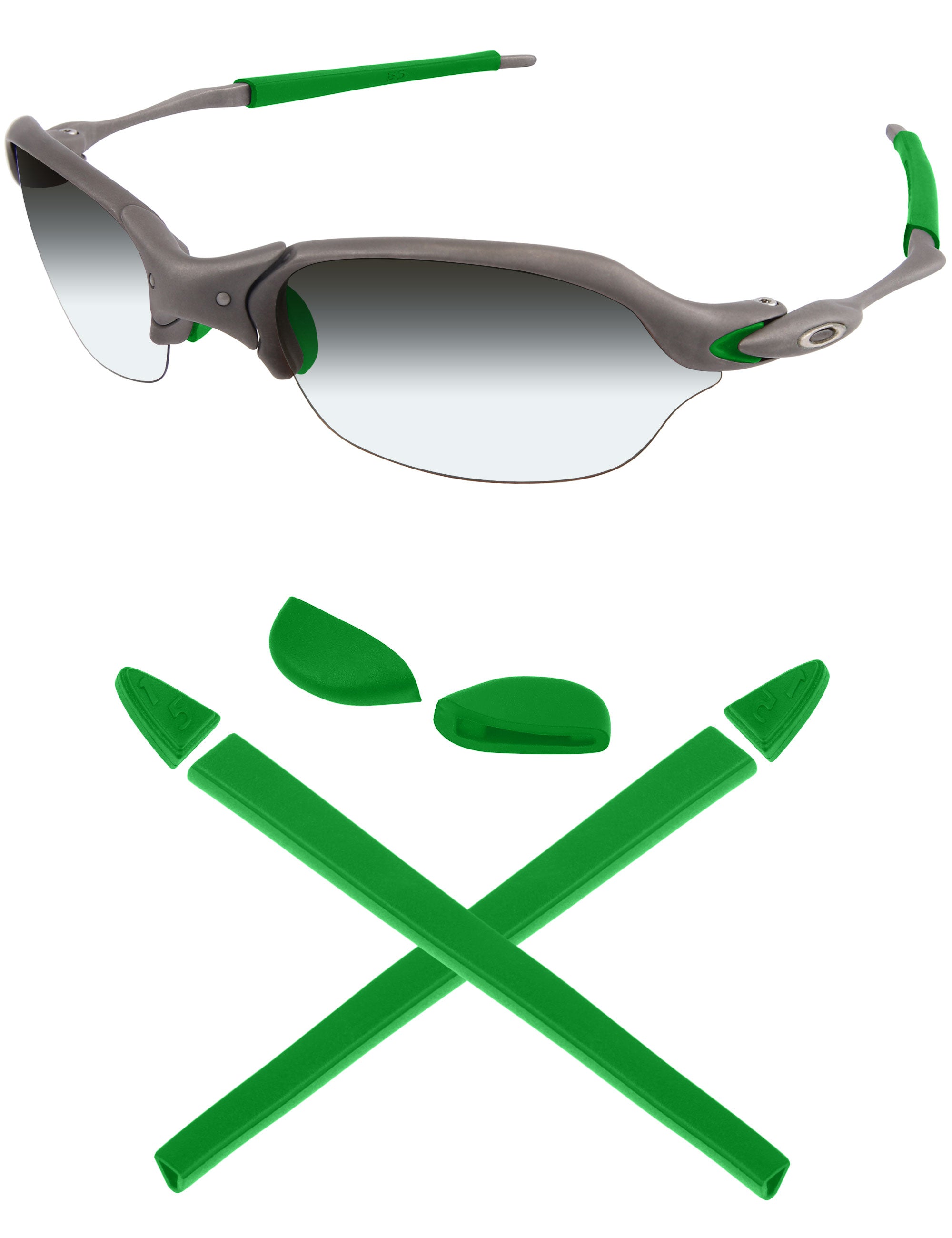 MRYOK Replacement Rubber Kits for Oakley Romeo 2 Sunglasses – MRY