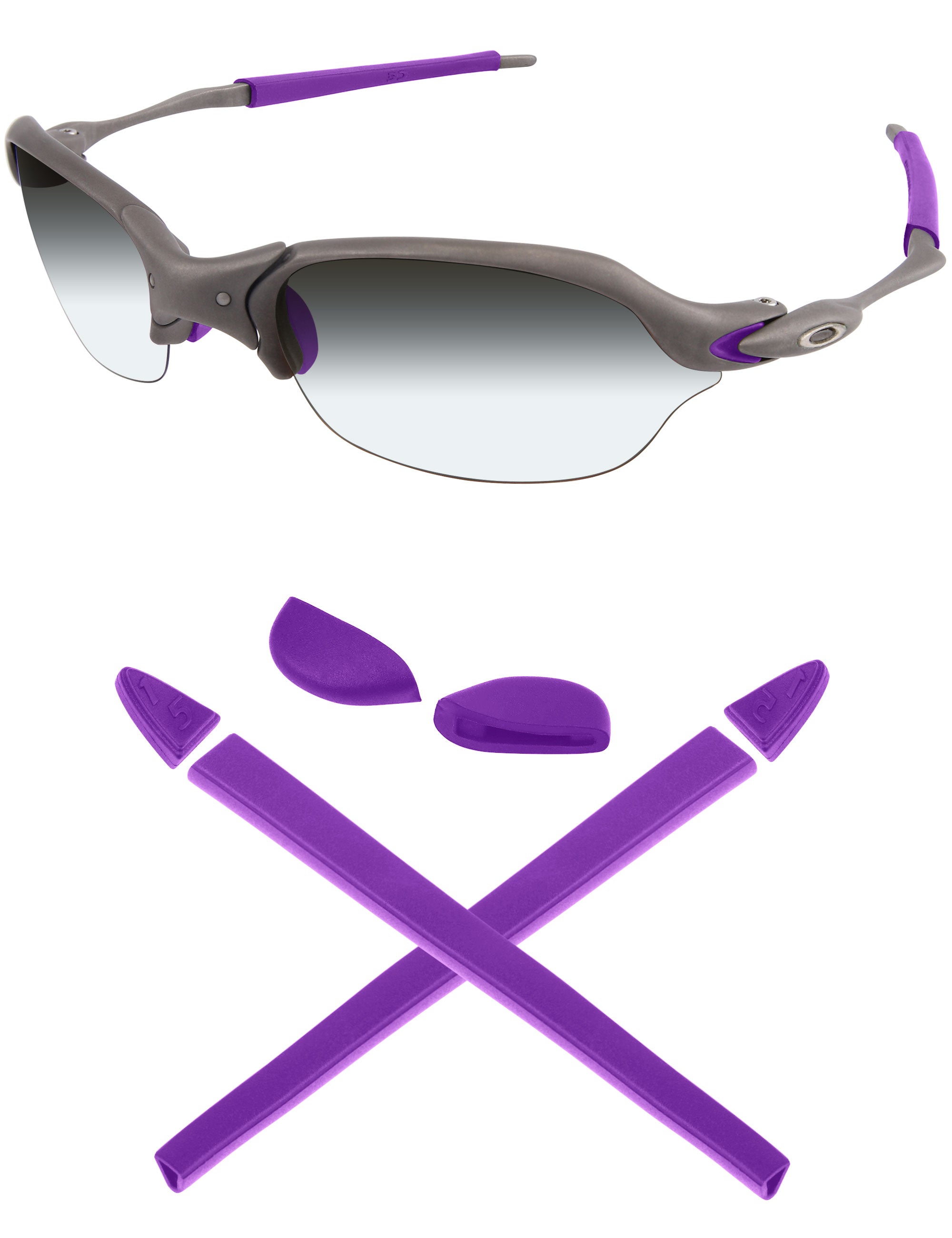 MRYOK Replacement Rubber Kits for Oakley Romeo 2 Sunglasses – MRY