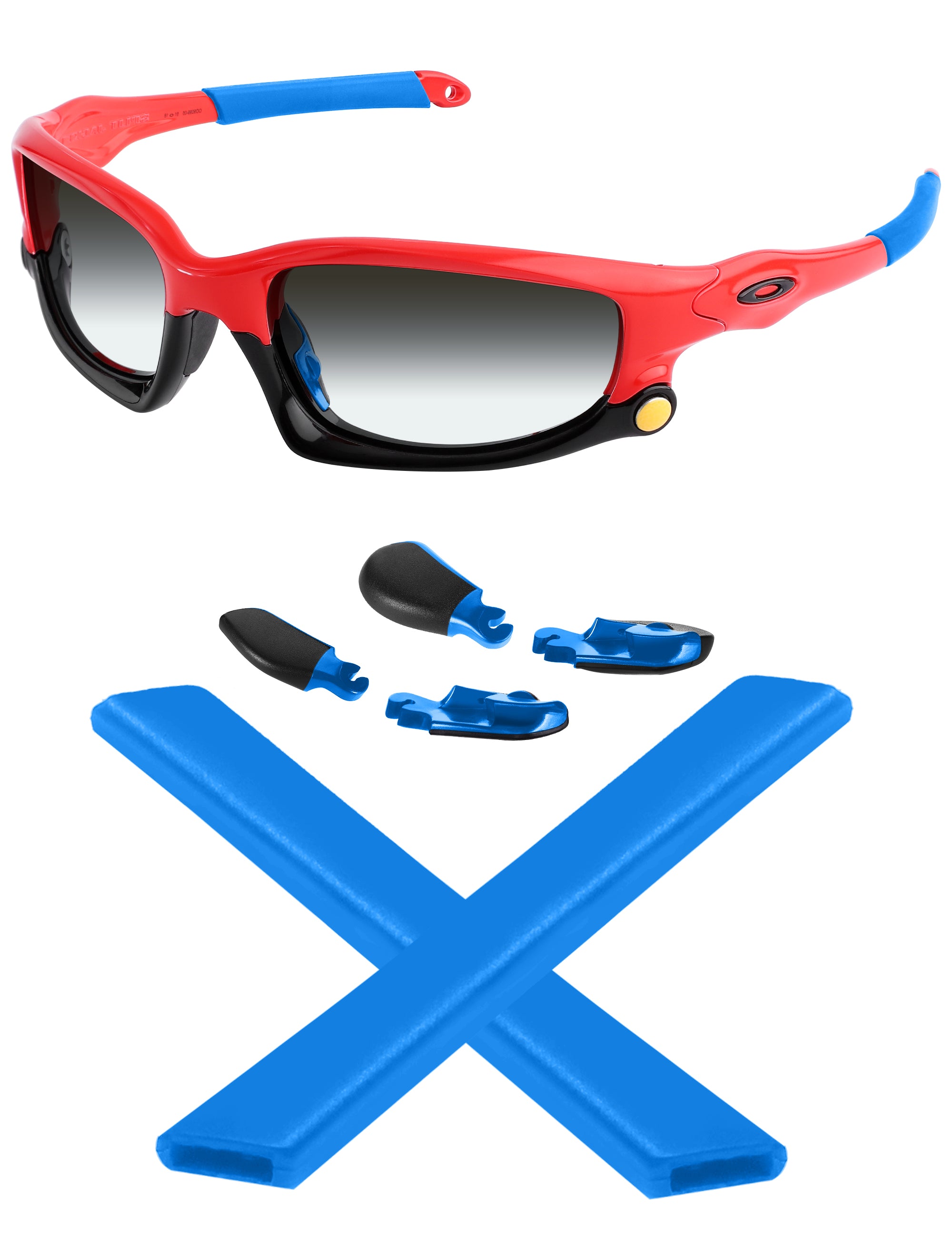 MRYOK Replacement Rubber Kits for Oakley Split Jacket Vented