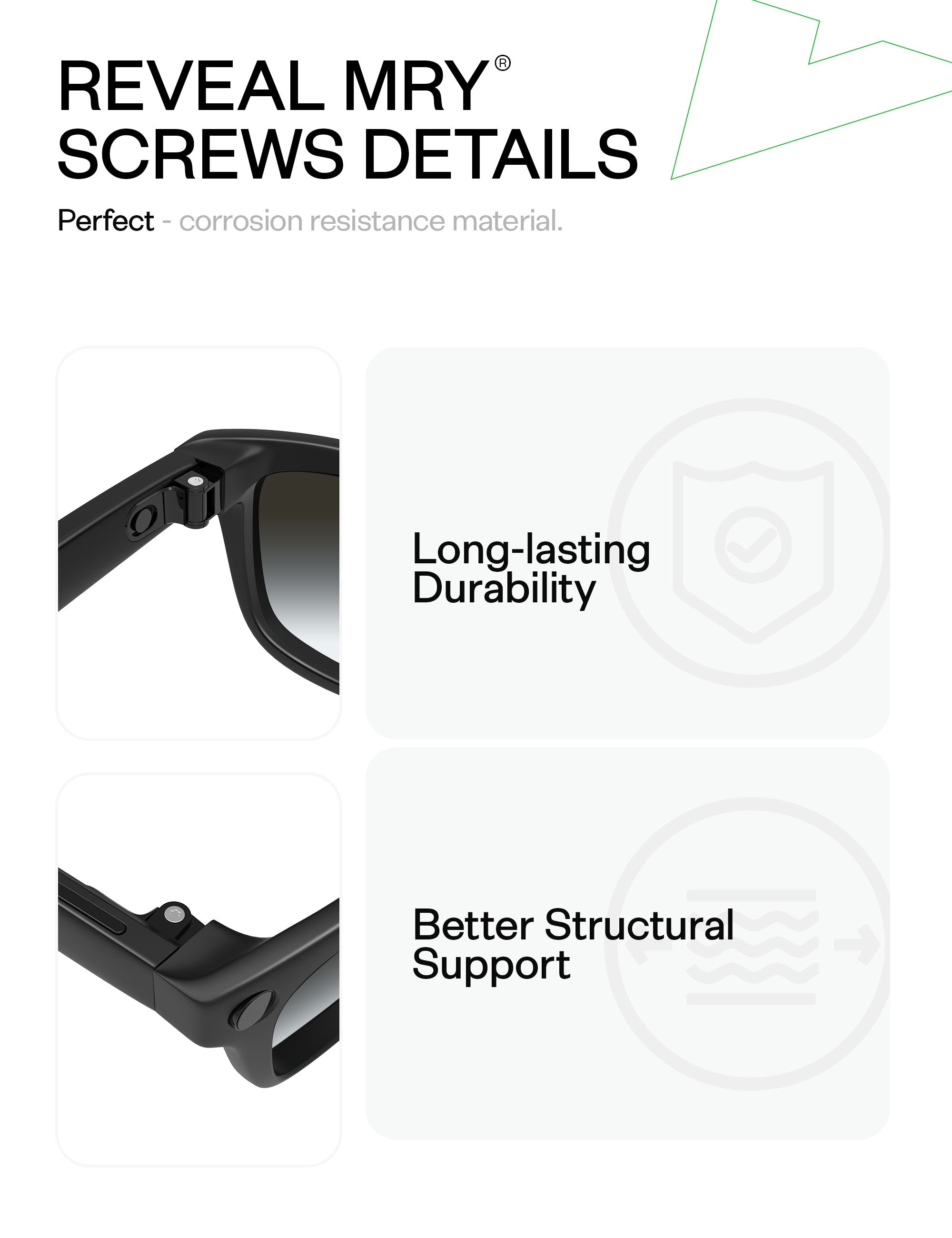 MRYOK Replacement Screws / Spare parts for Oakley Meta HSTN OW8002