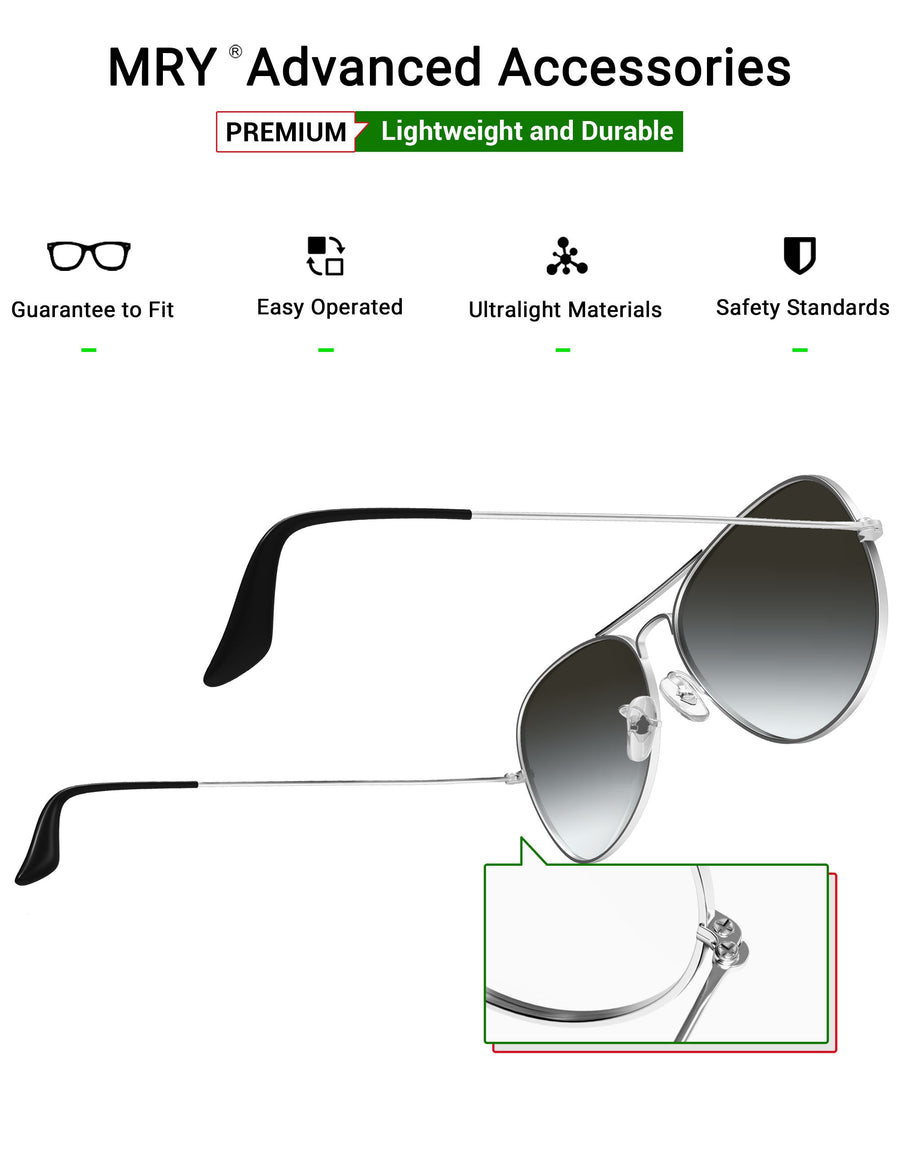 Ray-Ban Aviator sunglass lens screw removal diagram