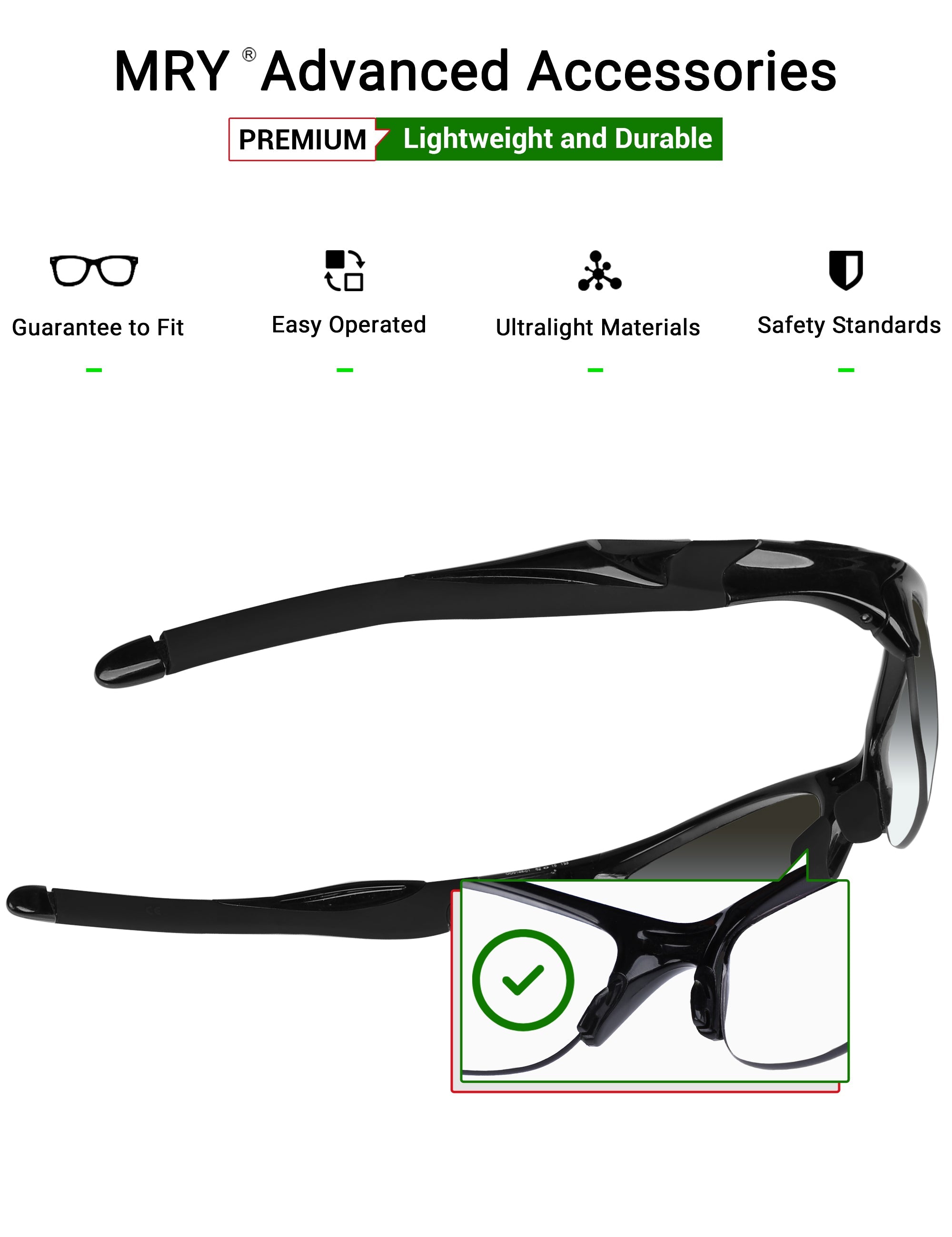MRYOK Replacement Rubber Kits for Oakley Half Jacket 2.0 XL OO9154