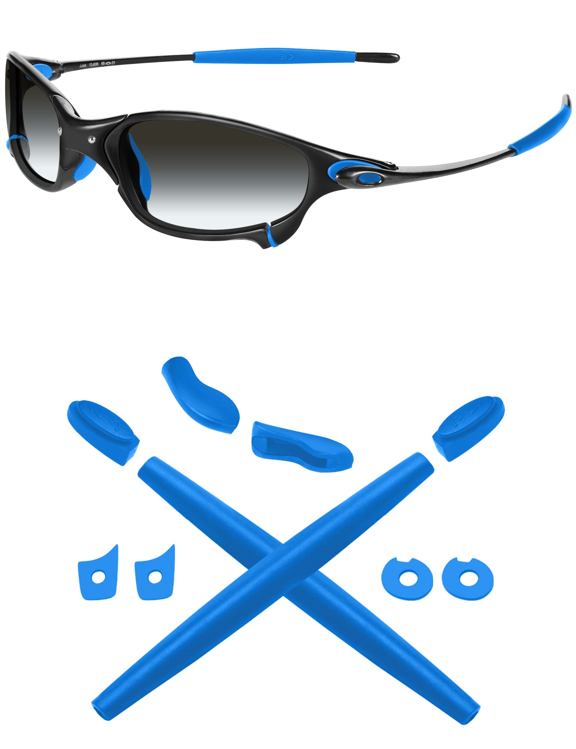 MRYOK Replacement Rubber Kits for Oakley Juliet 55mm Sunglasses