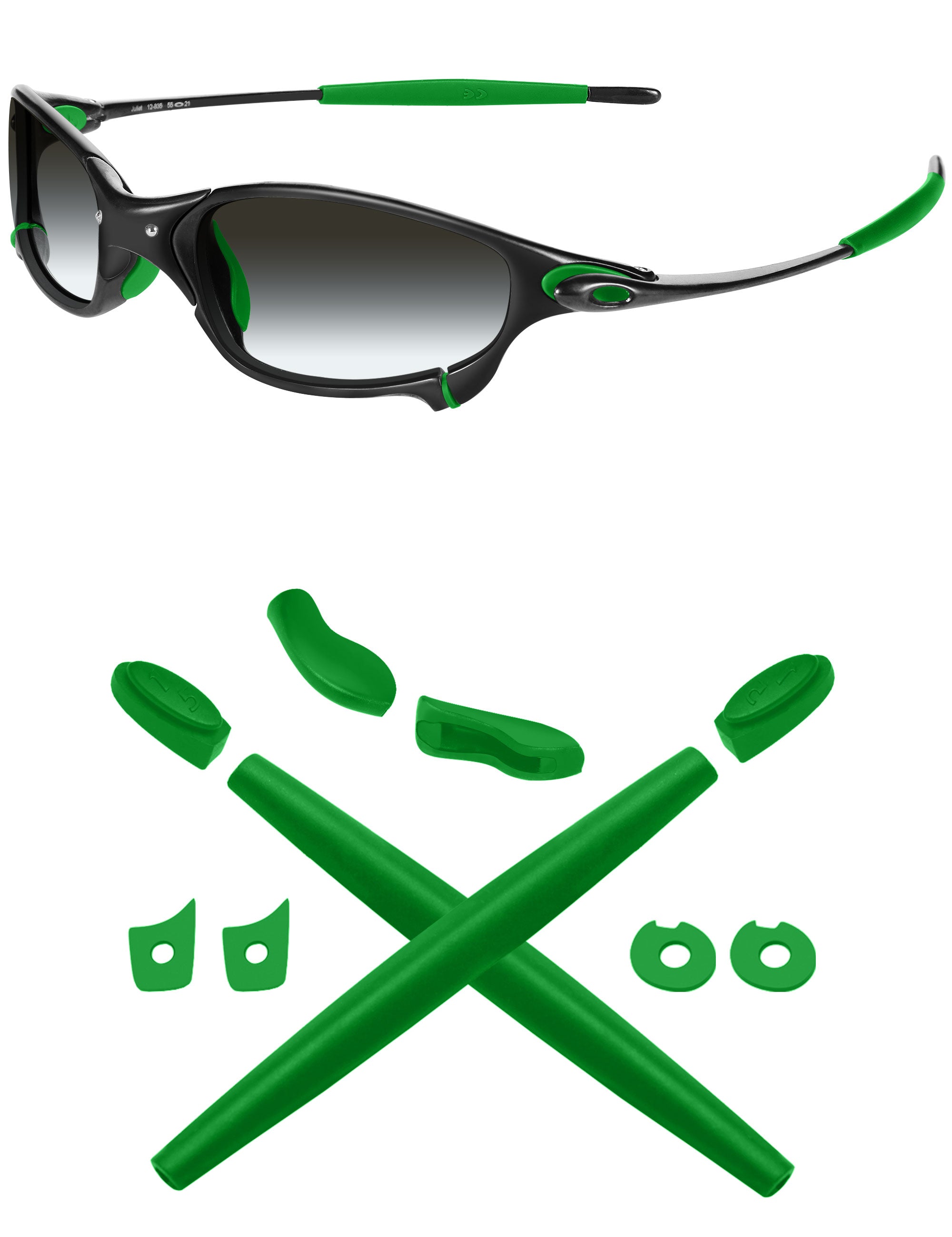 MRYOK Replacement Rubber Kits for Oakley Juliet 55mm Sunglasses