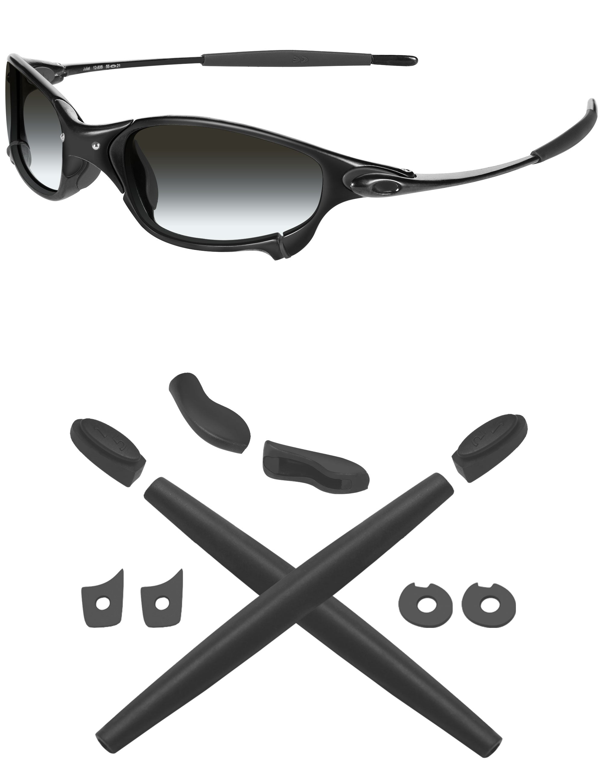 MRYOK Replacement Rubber Kits for Oakley Juliet 55mm Sunglasses