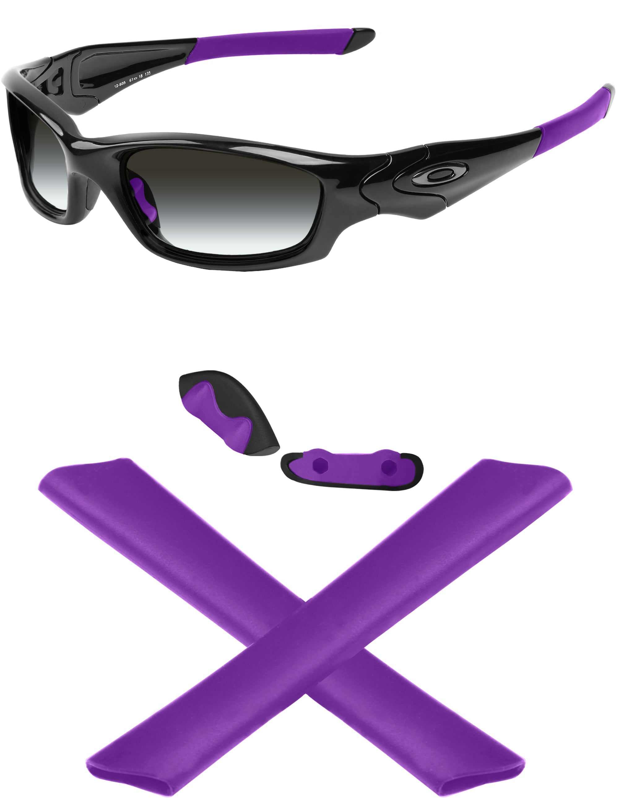 MRYOK Replacement Rubber Kits for Oakley Straight Jacket 2007