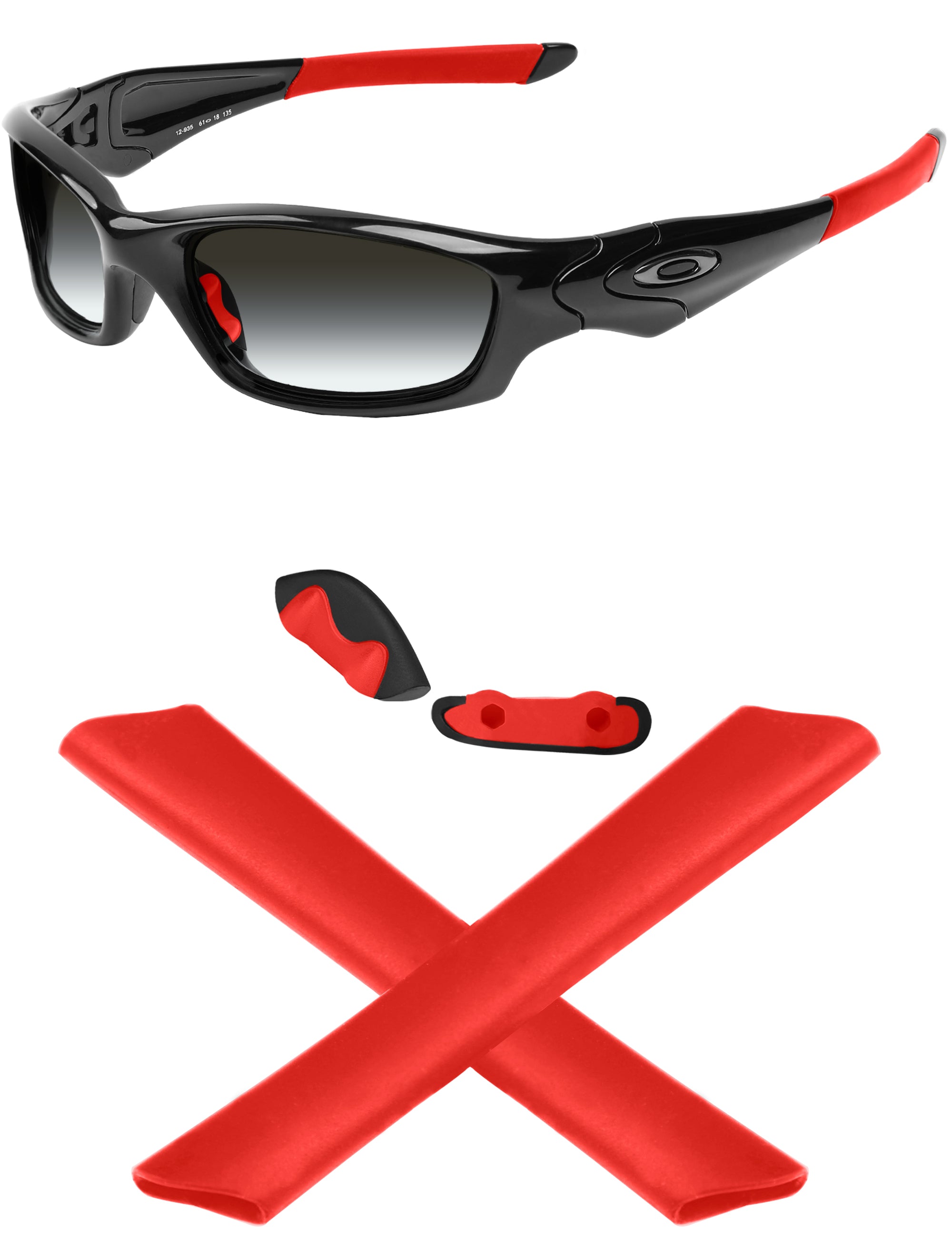 MRYOK Replacement Rubber Kits for Oakley Straight Jacket 2007