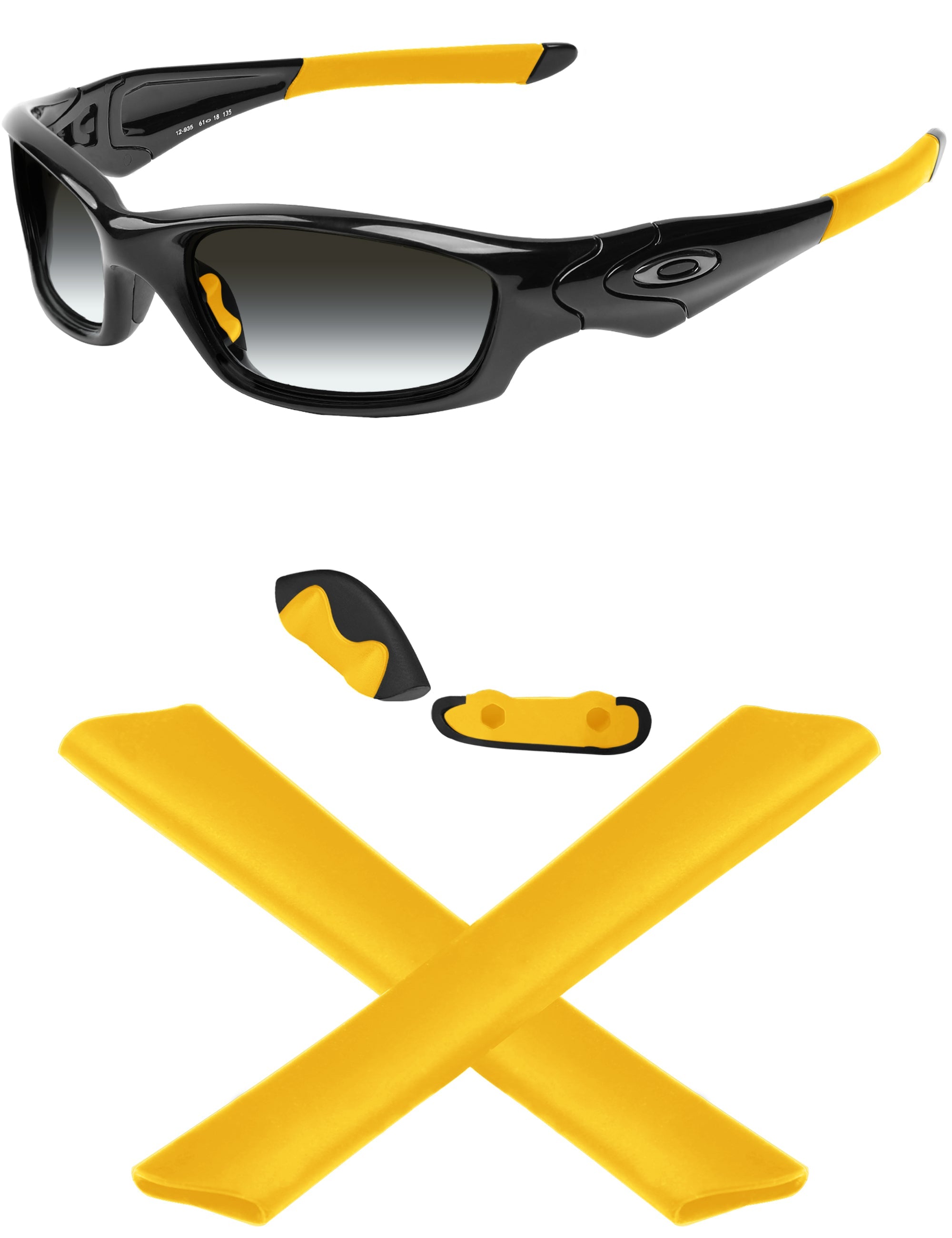 MRYOK Replacement Rubber Kits for Oakley Straight Jacket 2007