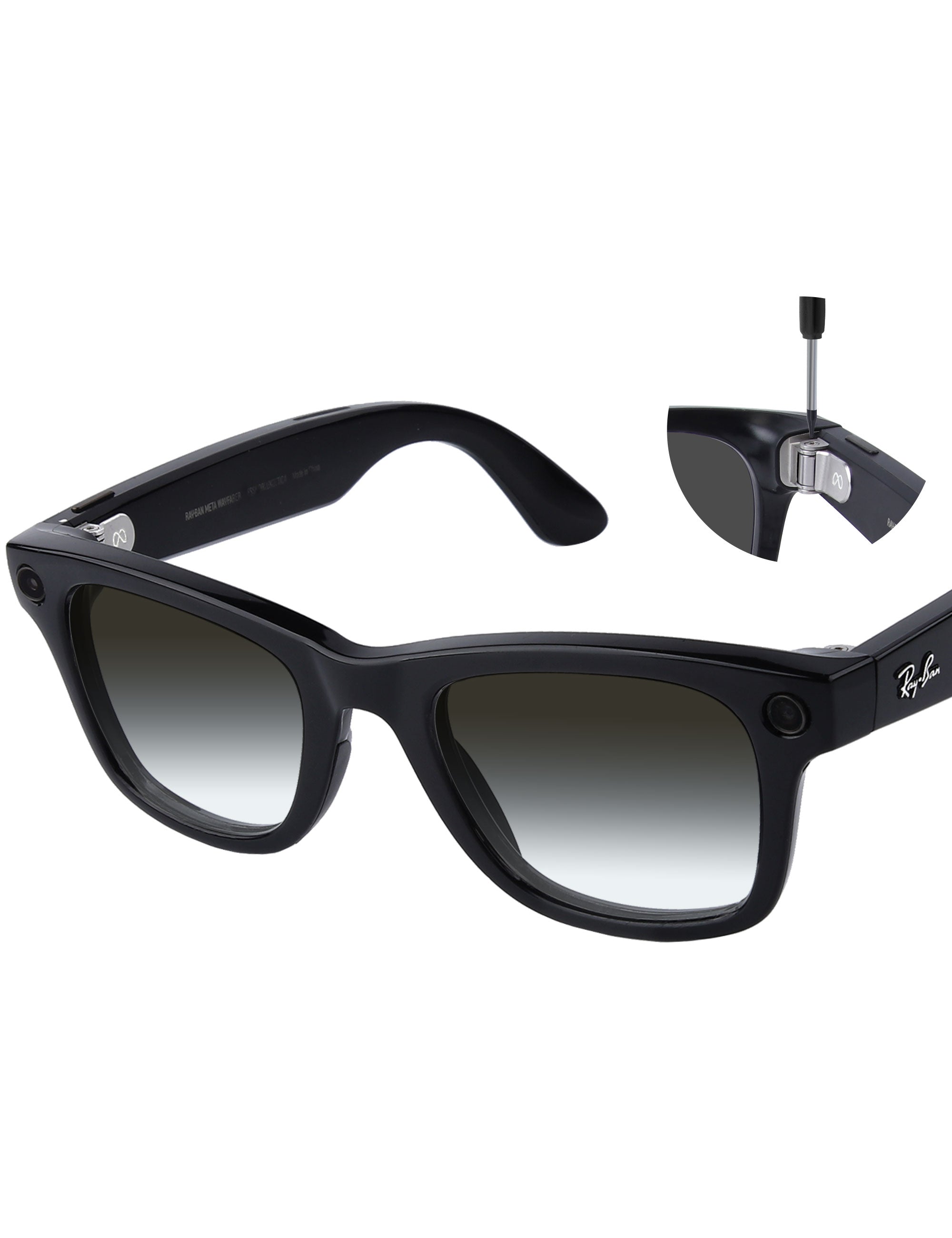 MRYOK Screw Drivers for Ray-Ban Meta Wayfarer RW4008-53 Sunglasses