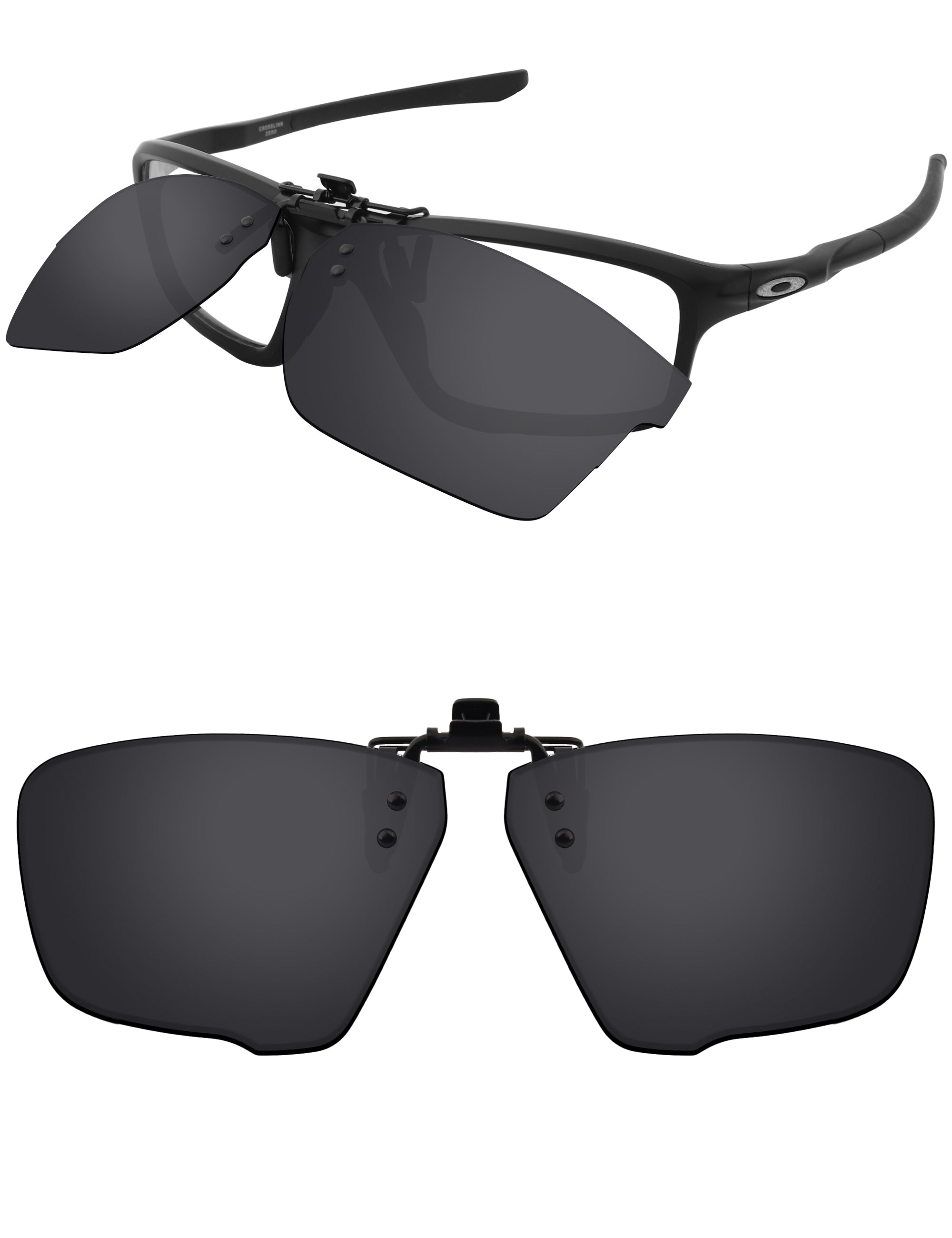 Polarized Flip-up Clip-on for Oakley Crosslink Zero OX8076 56mm