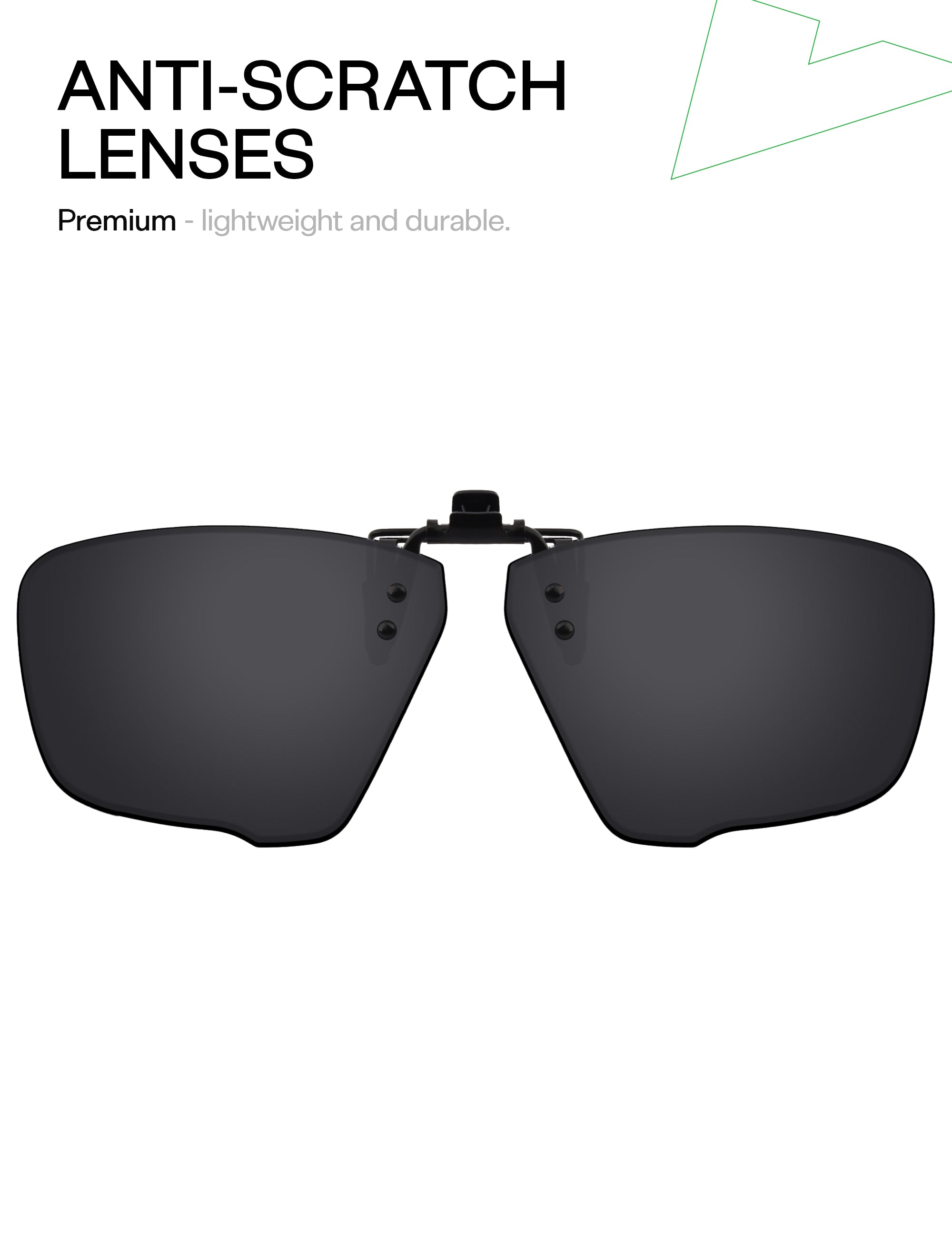 Polarized Flip-up Clip-on for Oakley Crosslink Zero OX8076 56mm