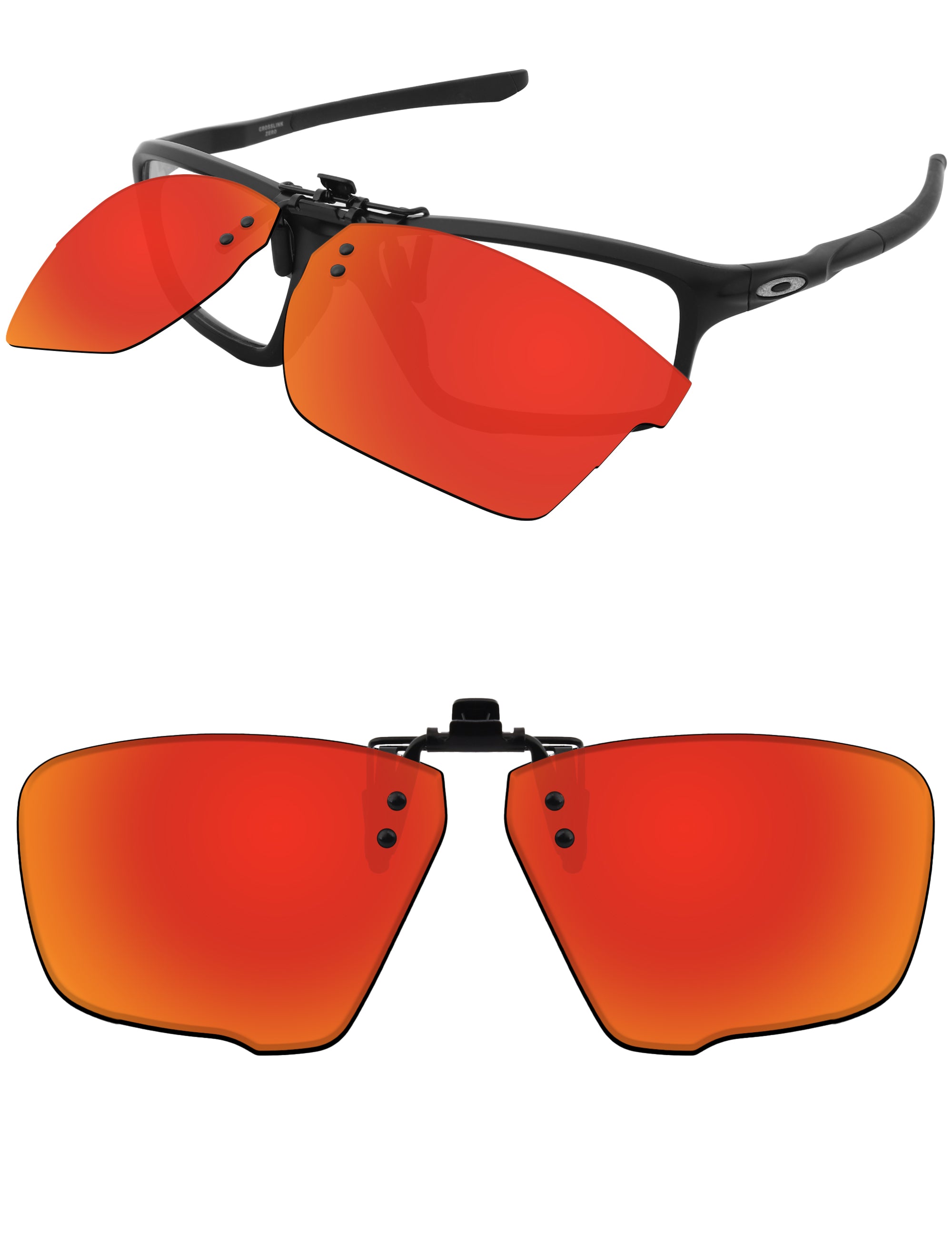 Polarized Flip-up Clip-on for Oakley Crosslink Zero OX8076 56mm