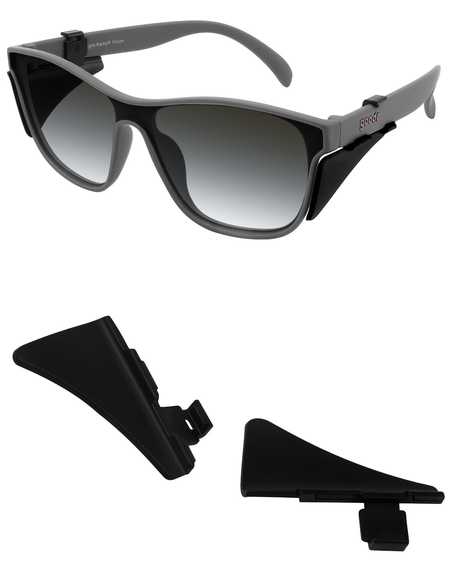 Premium Glasses Side Shields for Goodr Donkey Goggles