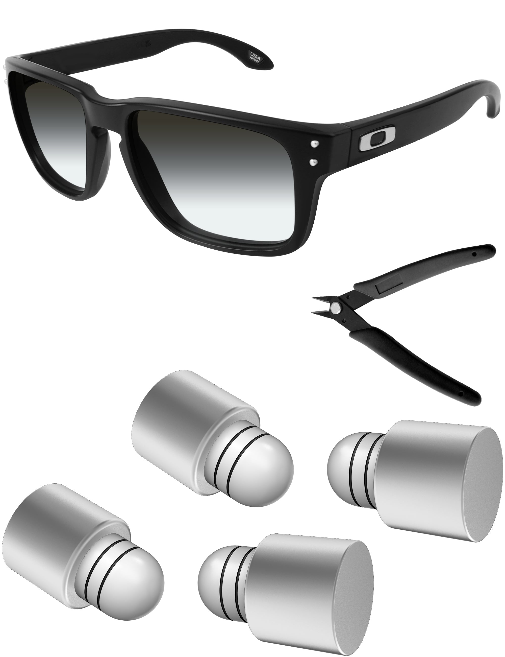 MRYOK Replacement Pin Rivets for Oakley Holbrook XL OO9417 59mm