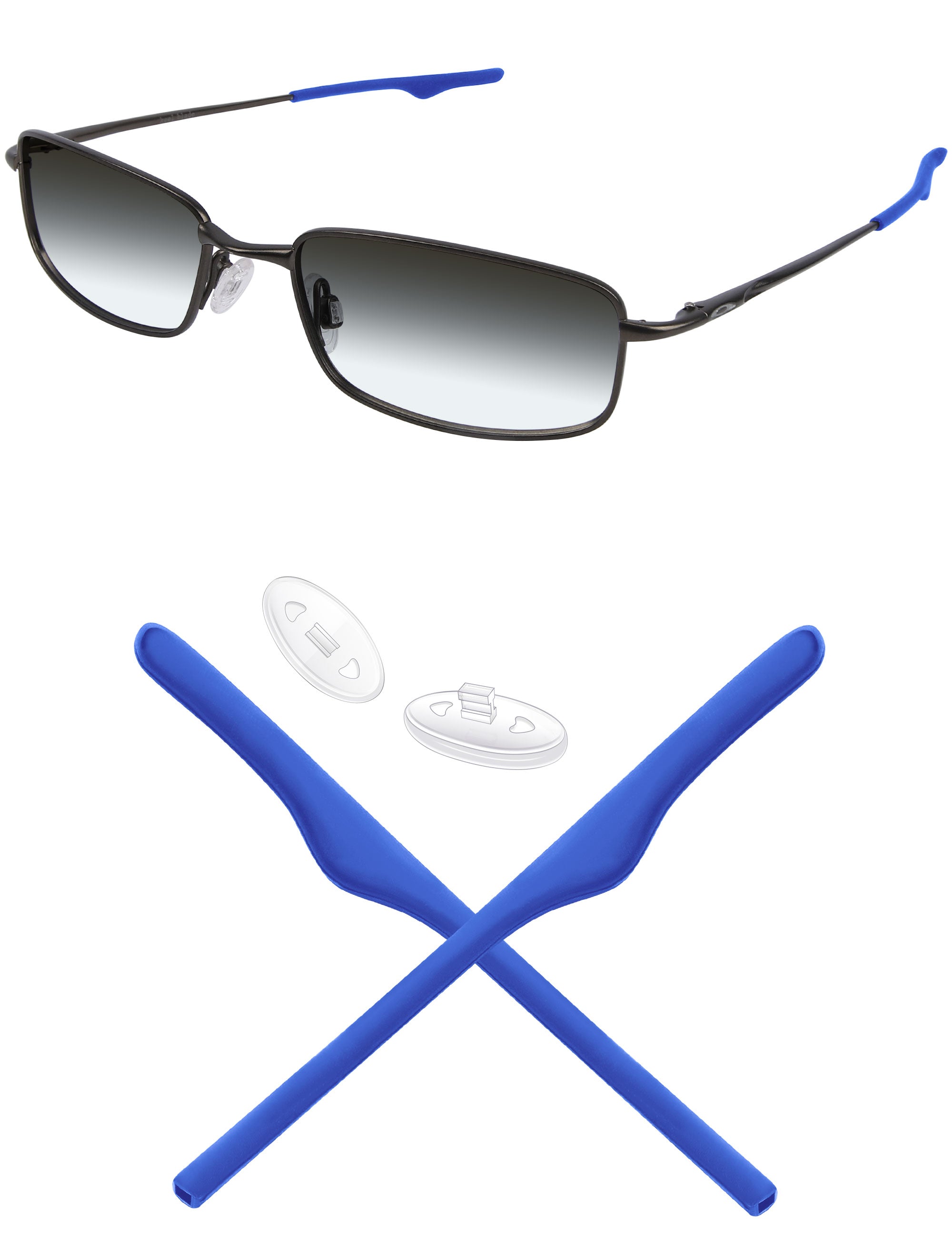 MRYOK Replacement Rubber Kits for Oakley Keel Blade OX3125 53mm