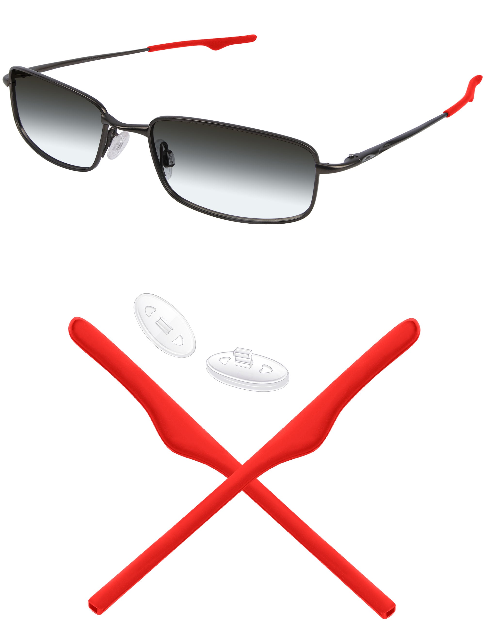 MRYOK Replacement Rubber Kits for Oakley Keel Blade OX3125 53mm